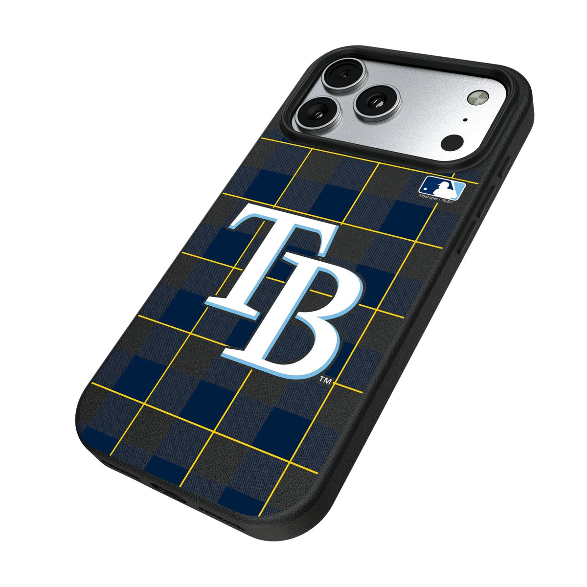 Tampa Bay Rays Plaid MagSafe Compatible Phone Case for Apple iPhone 17 Series 5