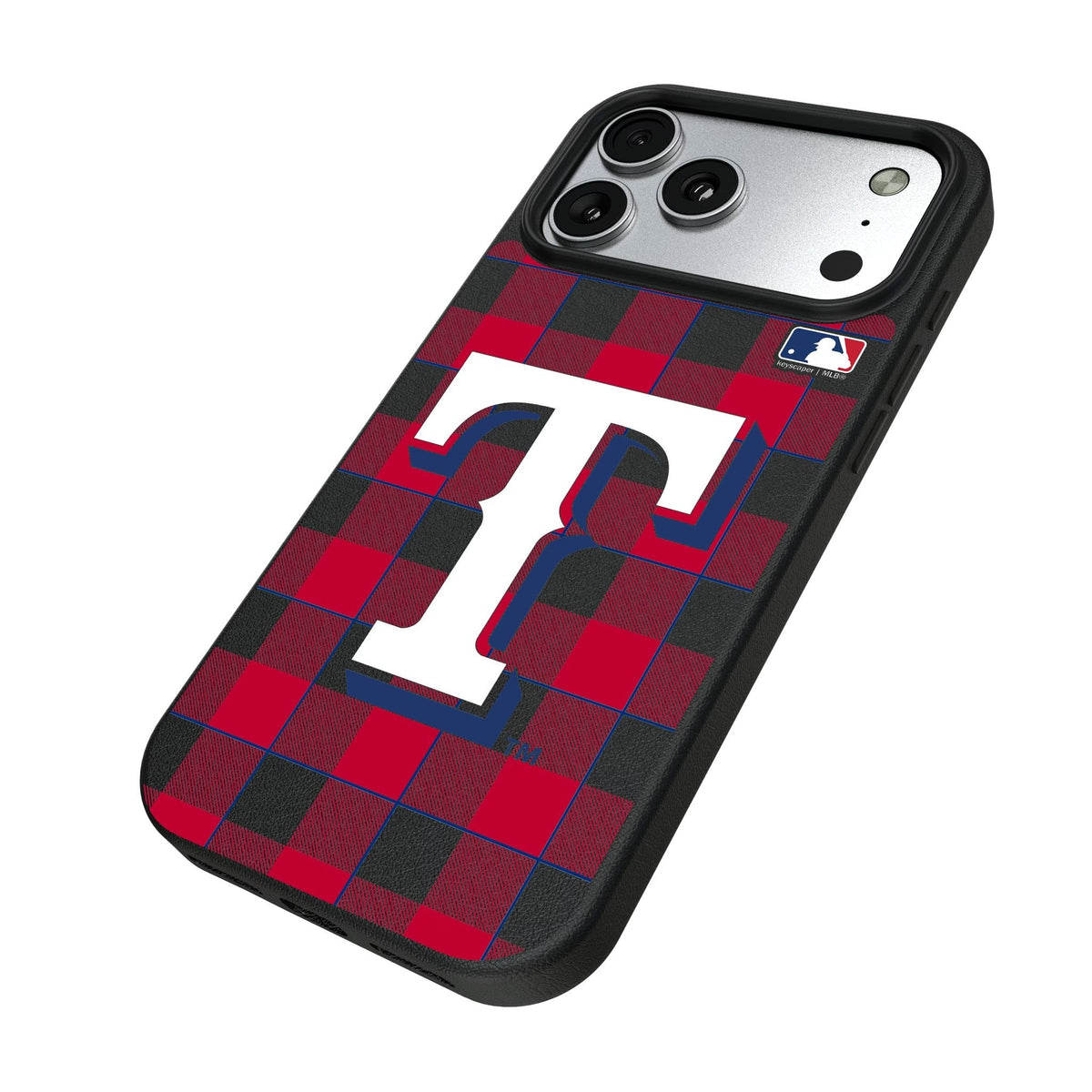 Texas Rangers Plaid MagSafe Compatible Phone Case for Apple iPhone 17 Series 5