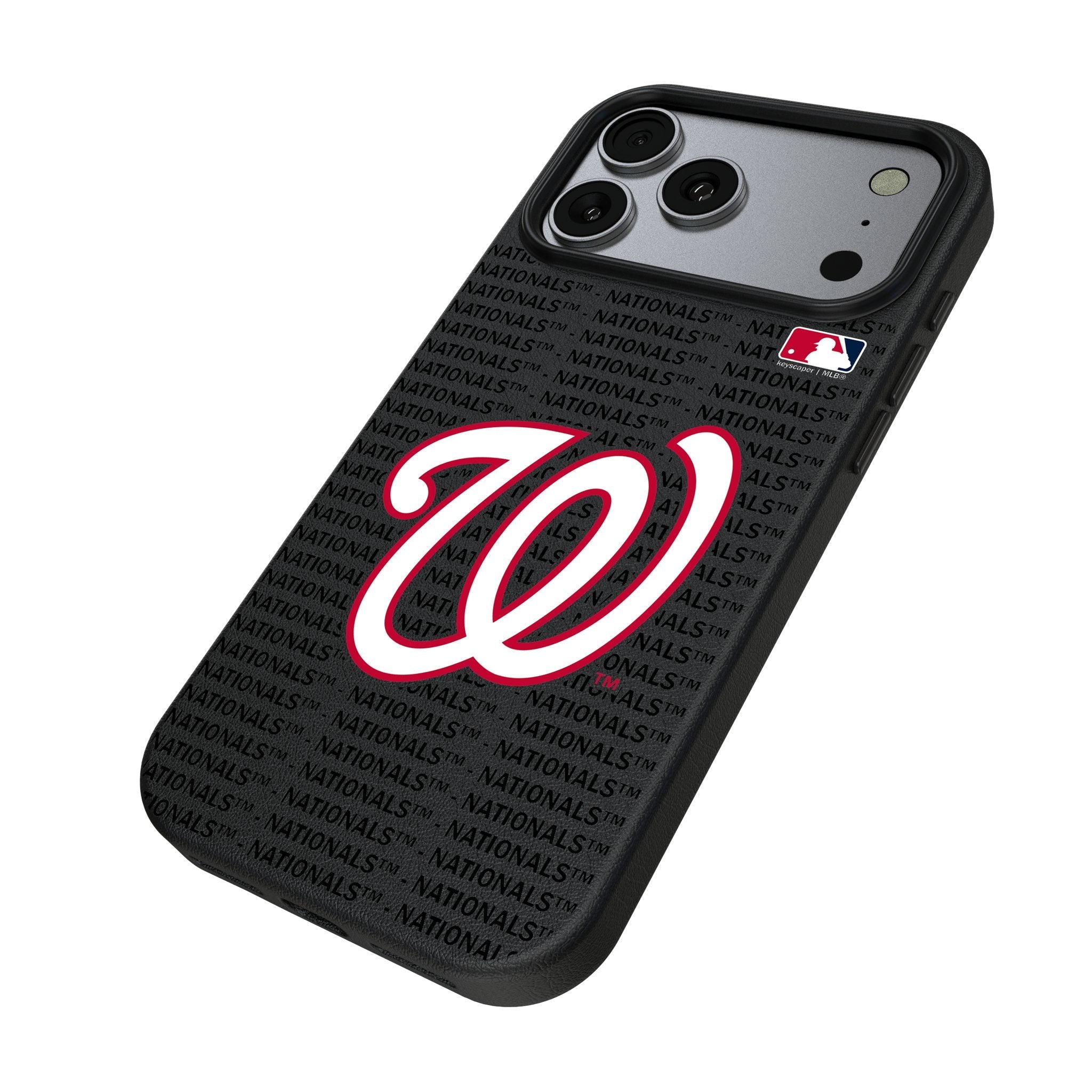 Washington Nationals Text Backdrop MagSafe Compatible Phone Case for Apple iPhone 17 Series