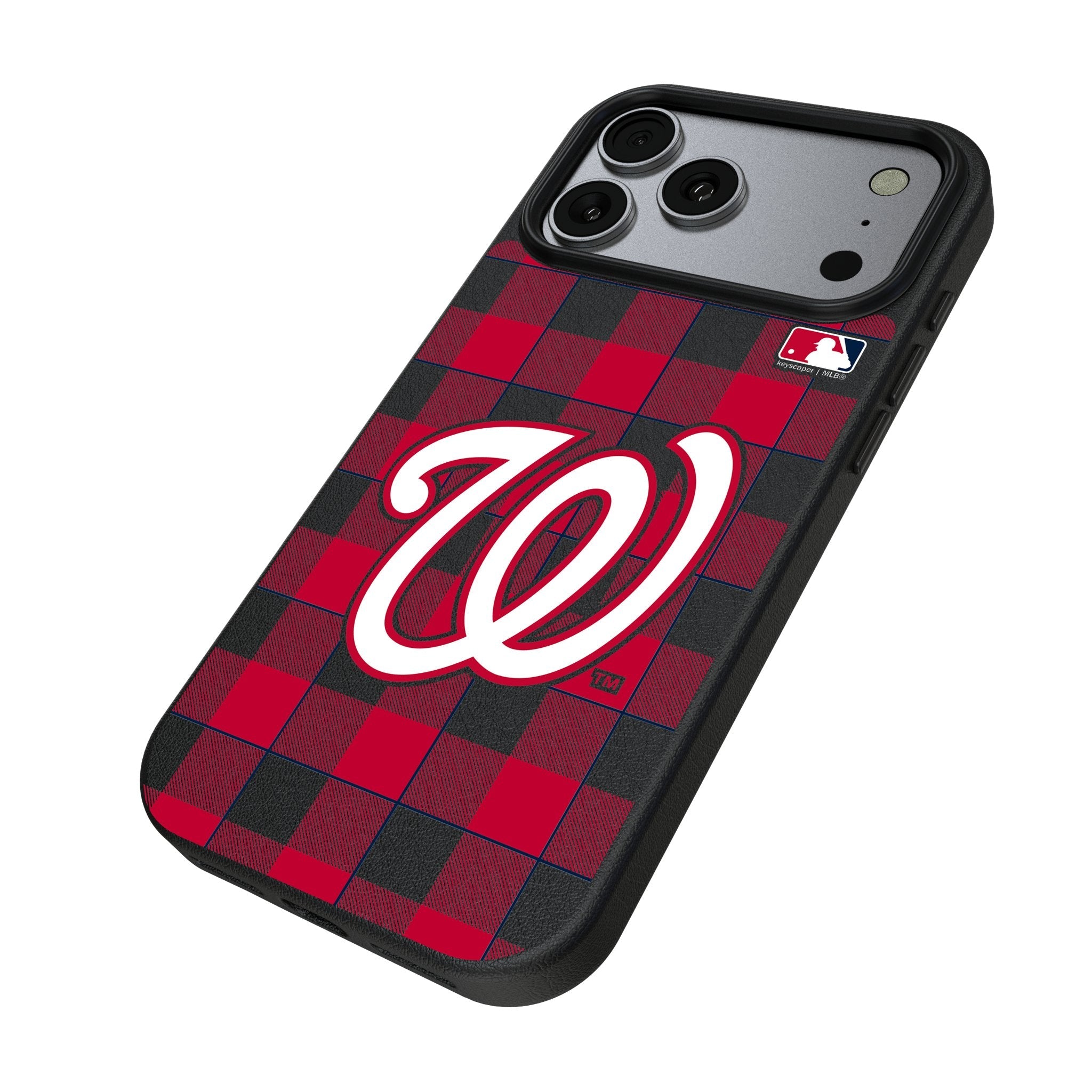 Washington Nationals Plaid MagSafe Compatible Phone Case for Apple iPhone 17 Series