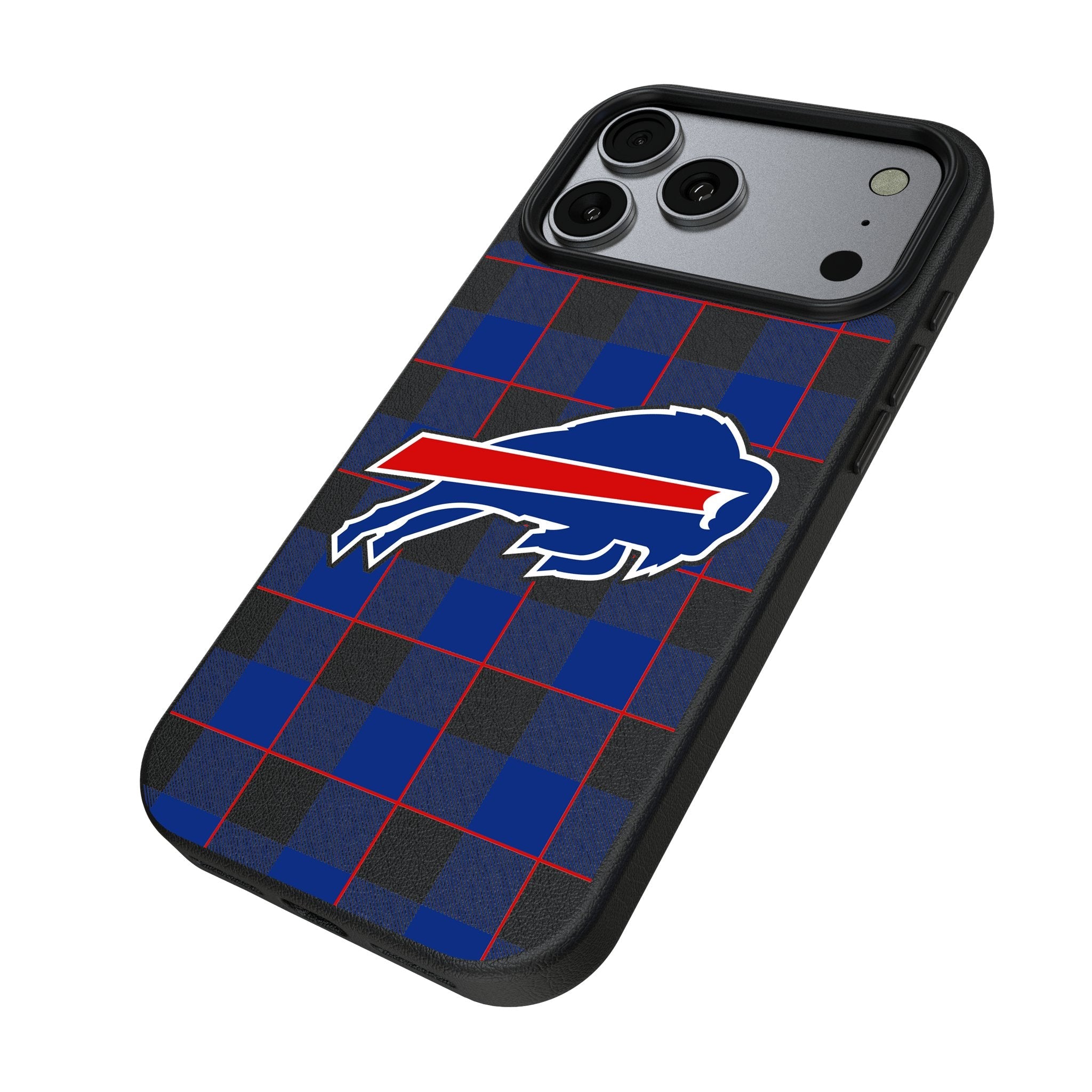 Buffalo Bills Plaid MagSafe Compatible Phone Case for Apple iPhone 17 Series