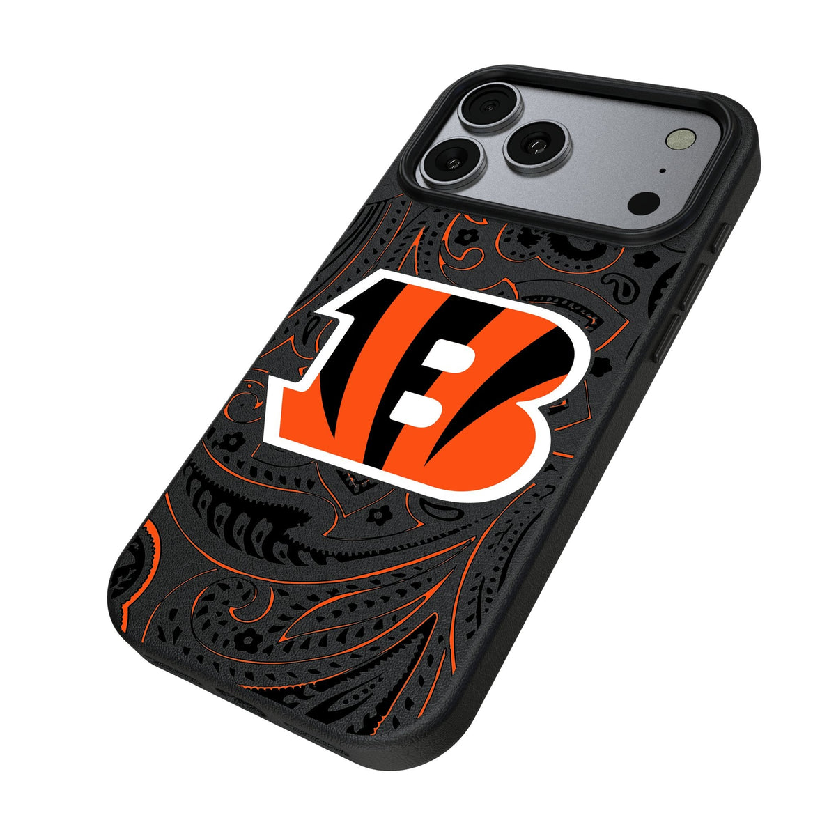 Cincinnati Bengals Paisley MagSafe Compatible Phone Case for Apple iPhone 17 Series