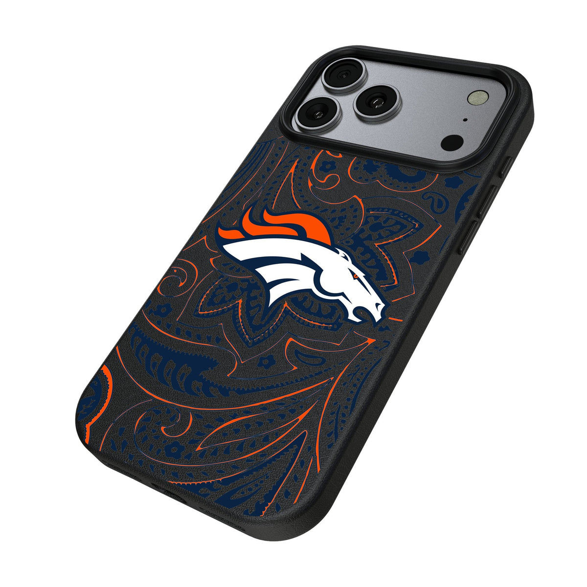 Denver Broncos Paisley MagSafe Compatible Phone Case for Apple iPhone 17 Series 2