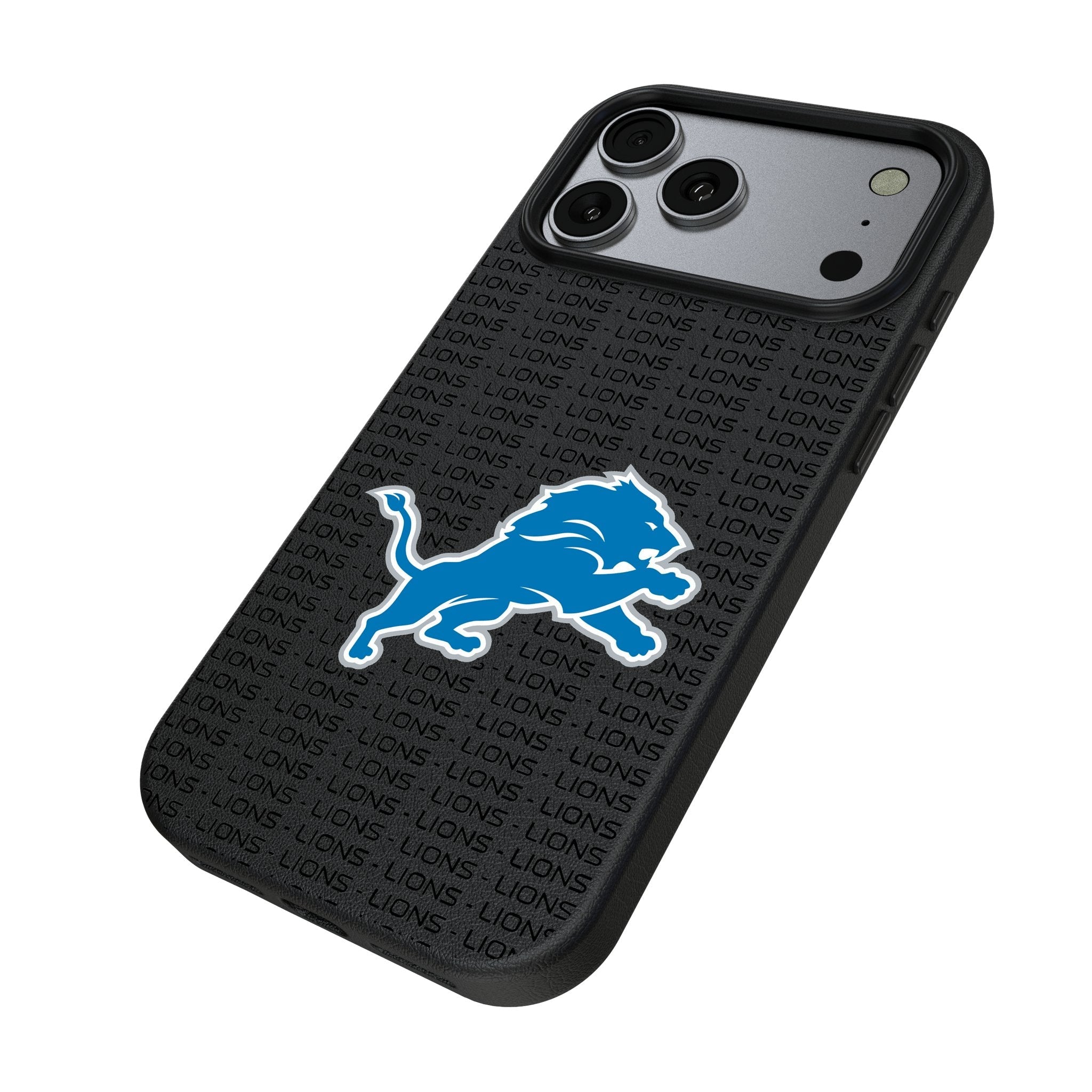 Detroit Lions Text Backdrop MagSafe Compatible Phone Case for Apple iPhone 17 Series 2