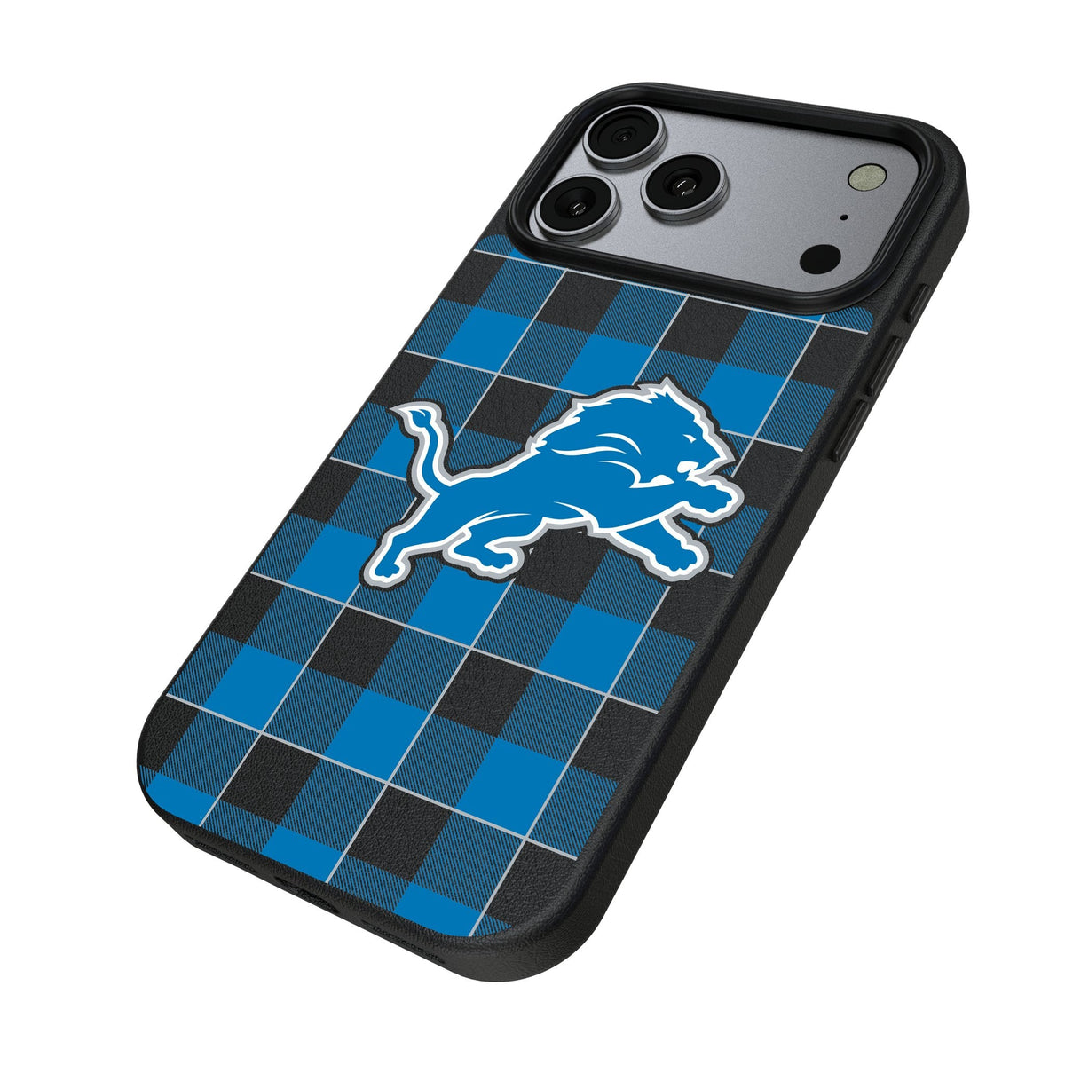 Detroit Lions Plaid MagSafe Compatible Phone Case for Apple iPhone 17 Series 2