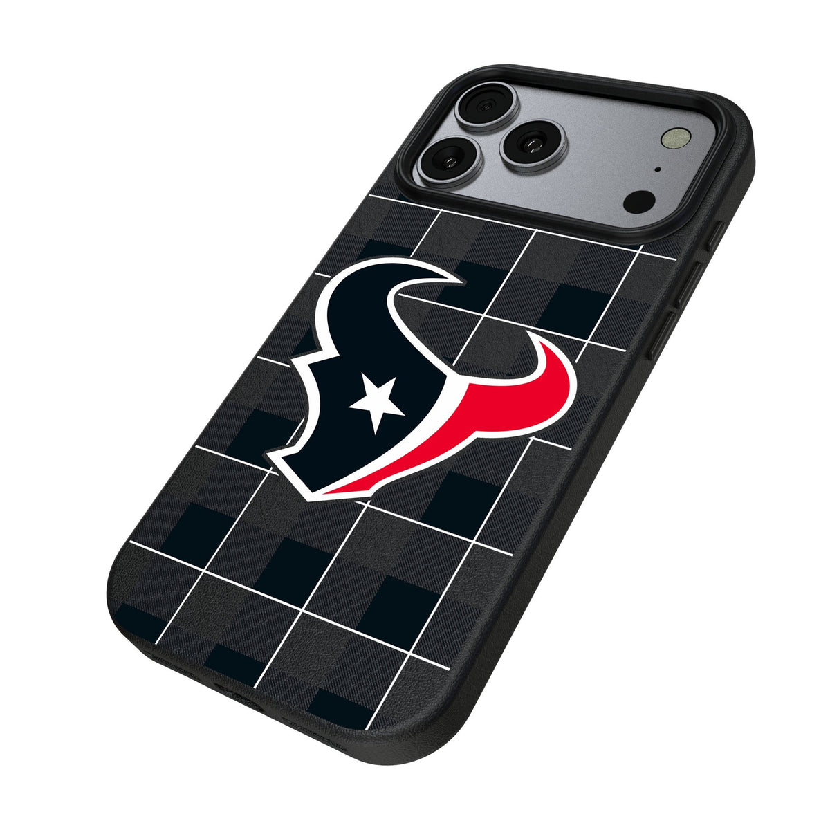 Houston Texans Plaid MagSafe Compatible Phone Case for Apple iPhone 17 Series