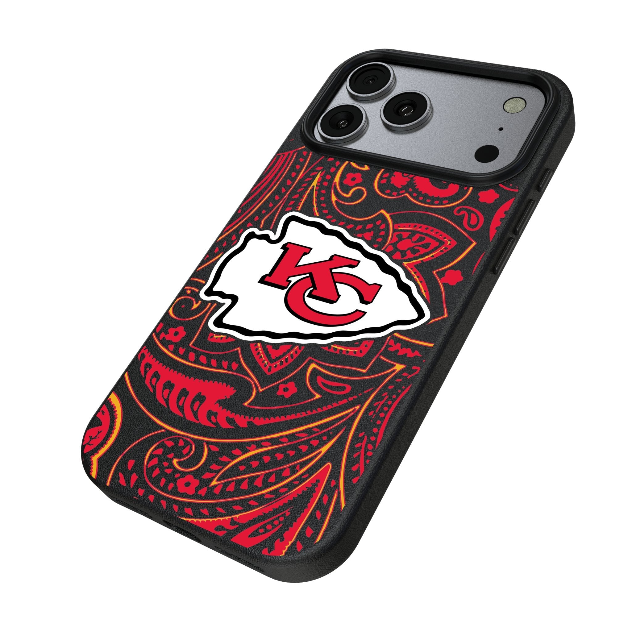 Kansas City Chiefs Paisley MagSafe Compatible Phone Case for Apple iPhone 17 Series