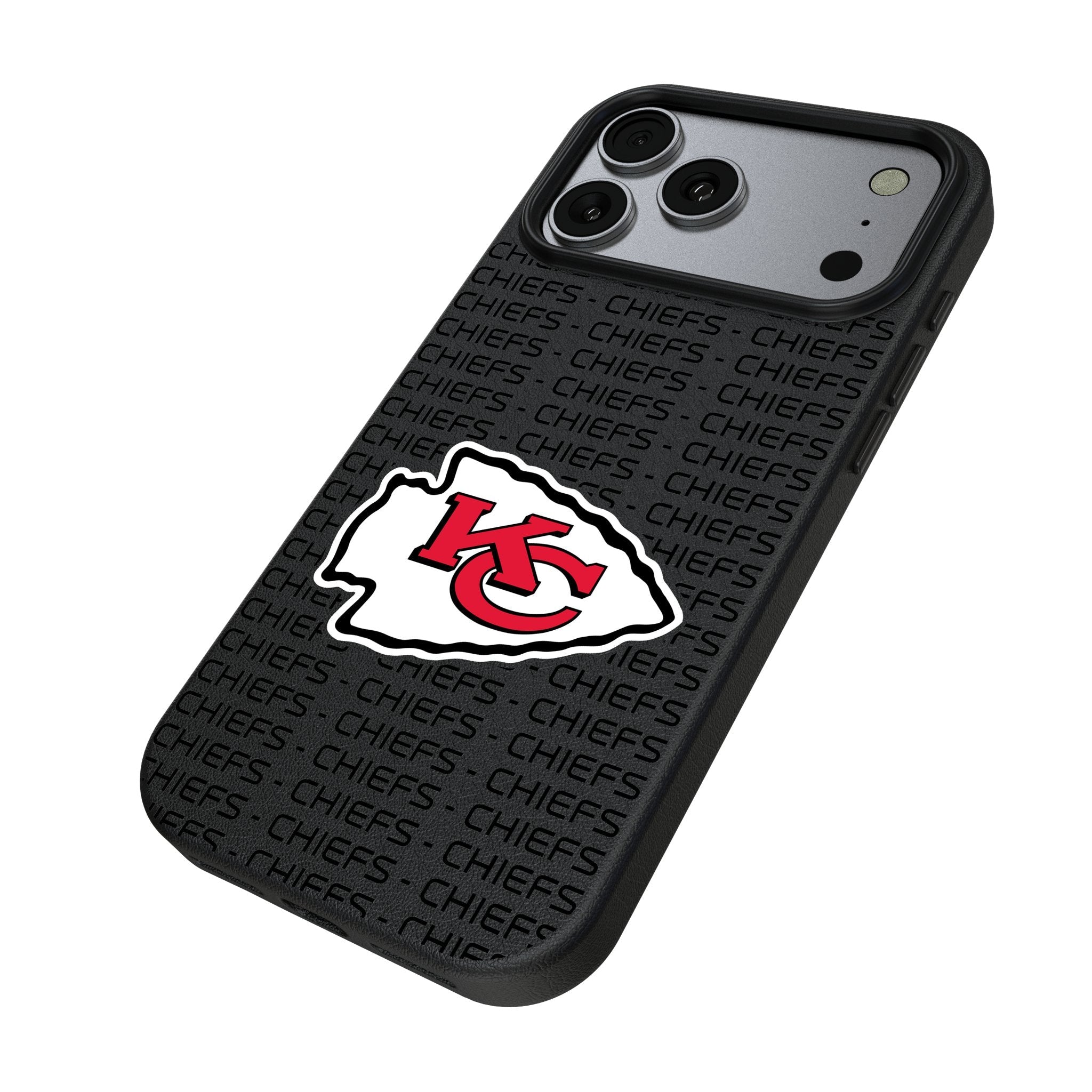 Kansas City Chiefs Text Backdrop MagSafe Compatible Phone Case for Apple iPhone 17 Series 2