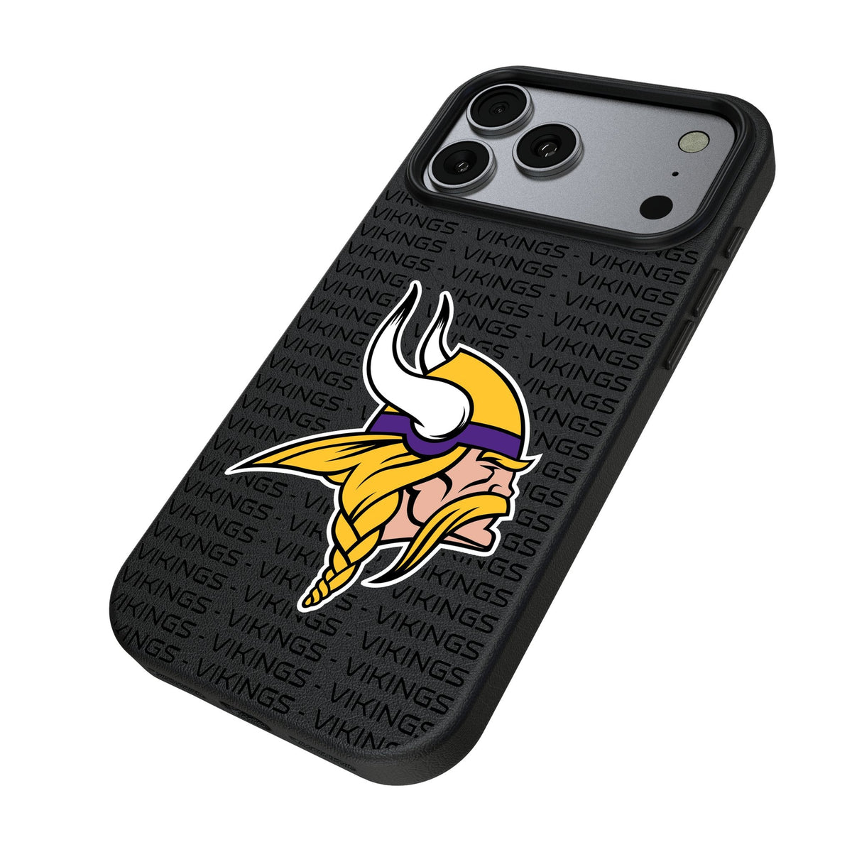 Minnesota Vikings Text Backdrop MagSafe Compatible Phone Case for Apple iPhone 17 Series 2
