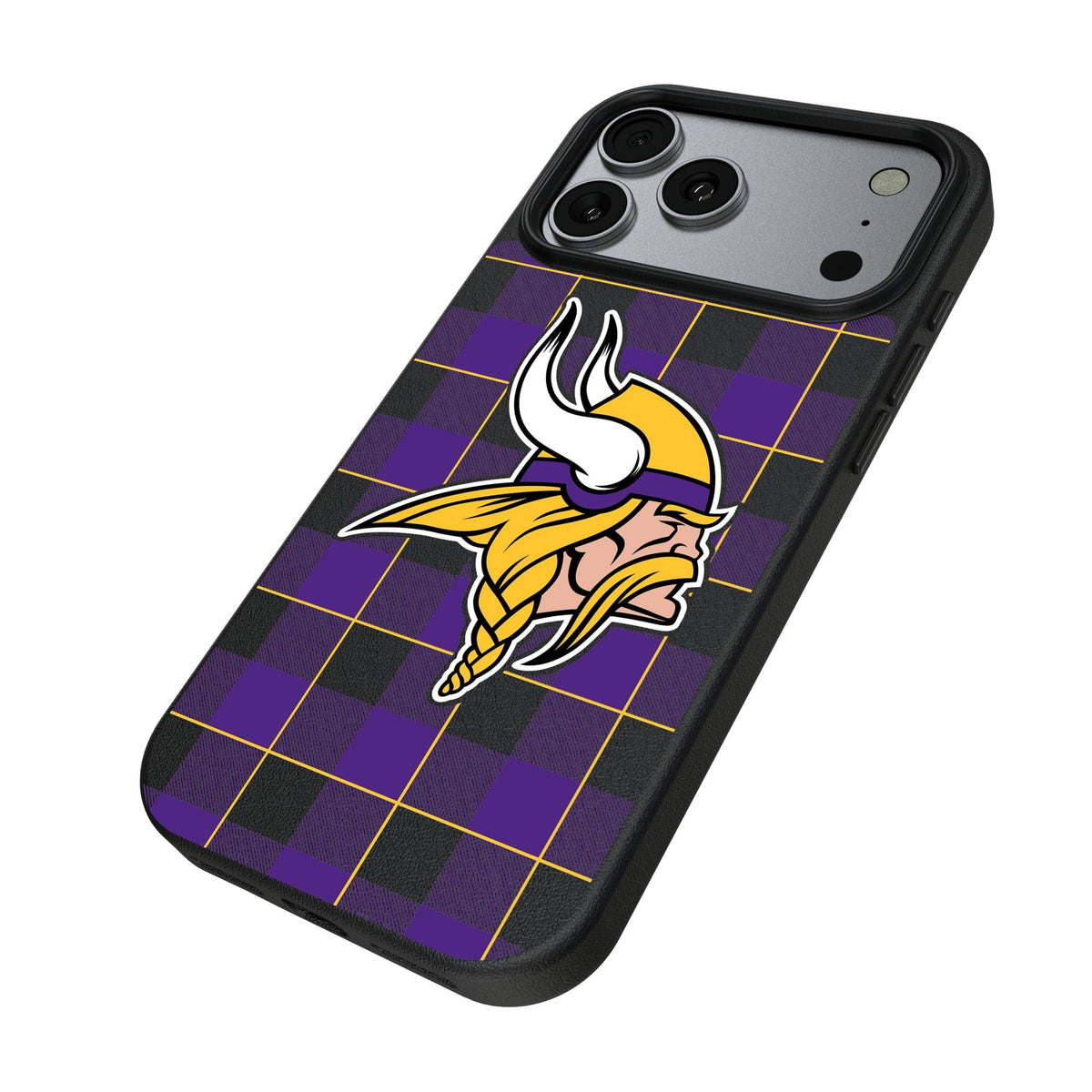 Minnesota Vikings Plaid MagSafe Compatible Phone Case for Apple iPhone 17 Series 2