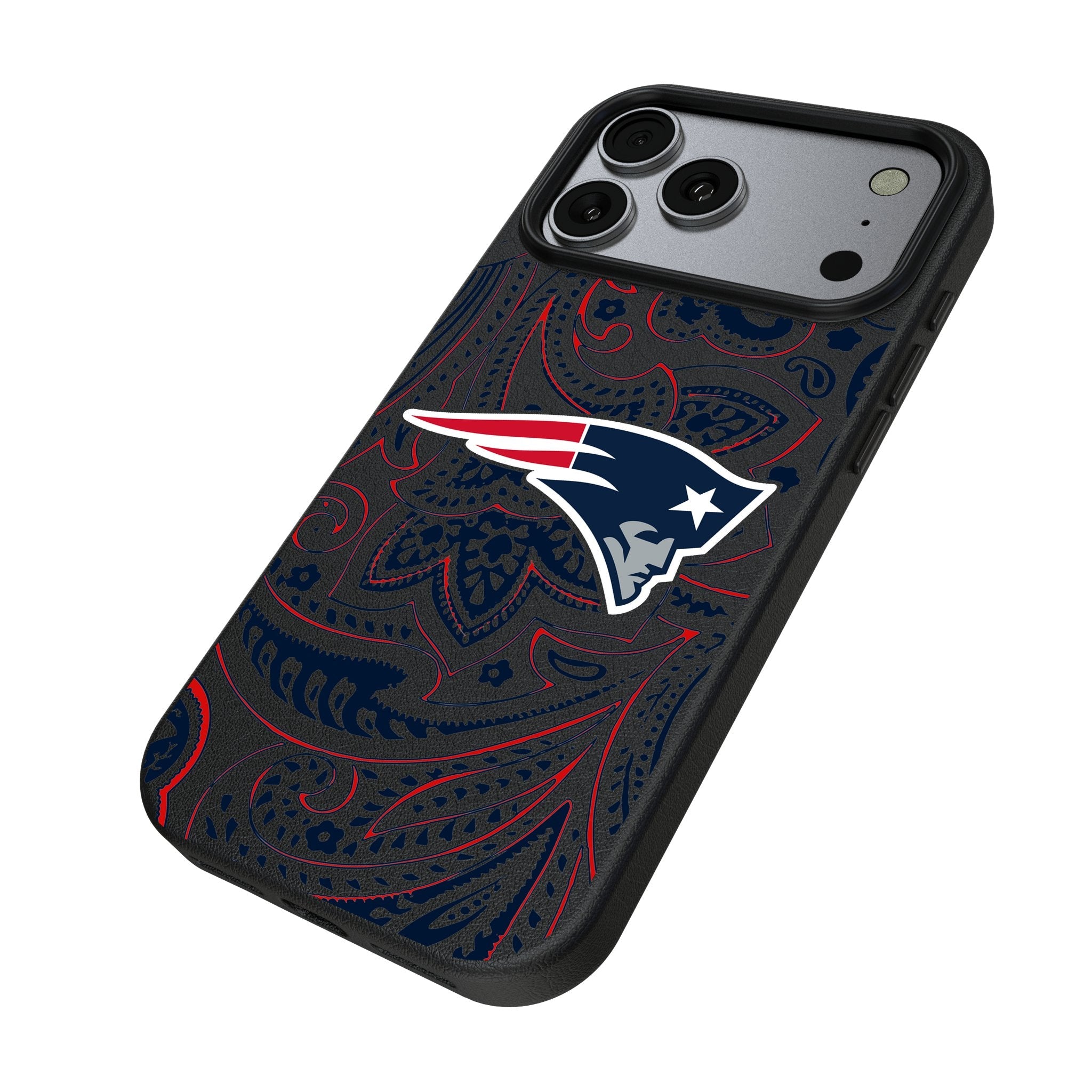 New England Patriots Paisley MagSafe Compatible Phone Case for Apple iPhone 17 Series 2