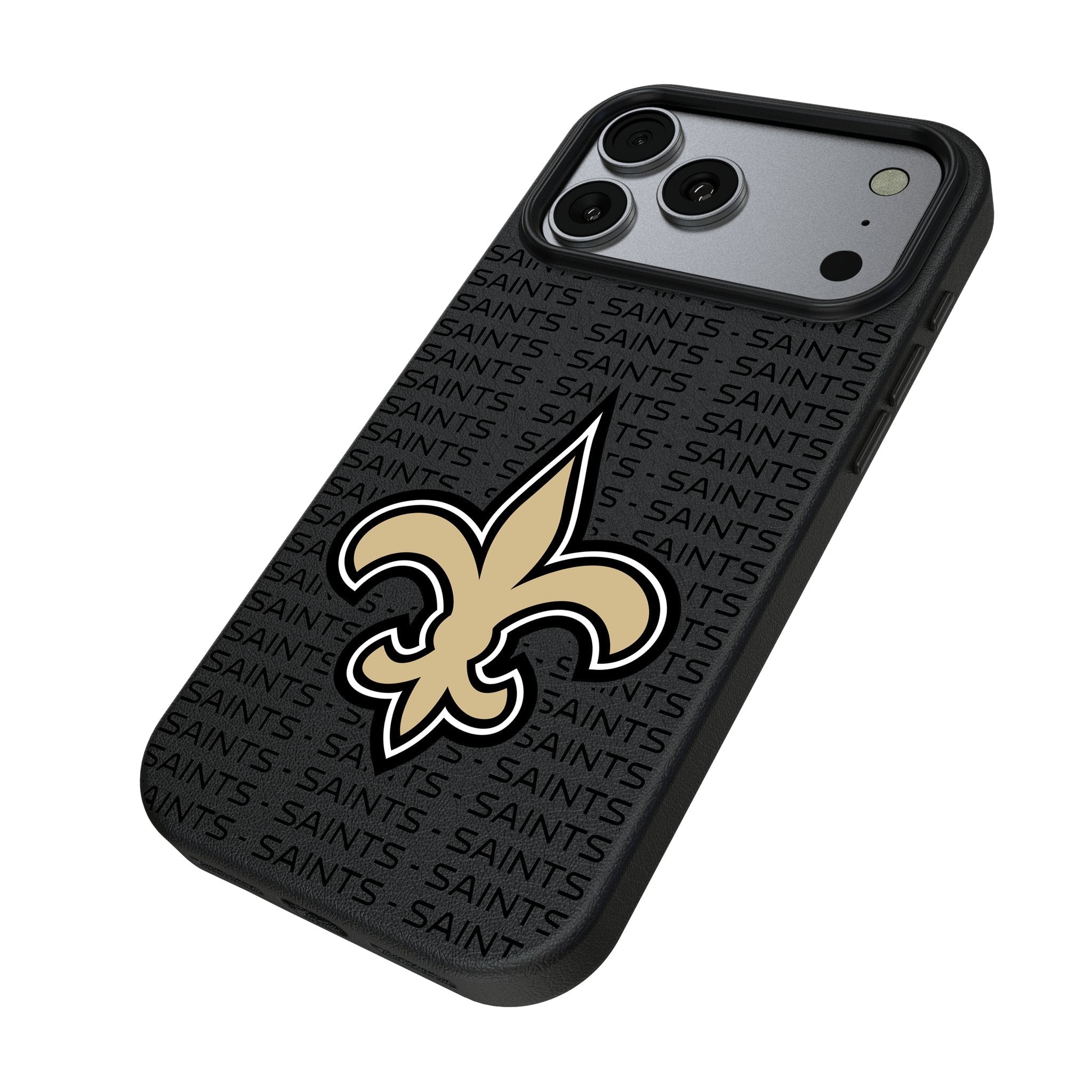 New Orleans Saints Text Backdrop MagSafe Compatible Phone Case for Apple iPhone 17 Series 2