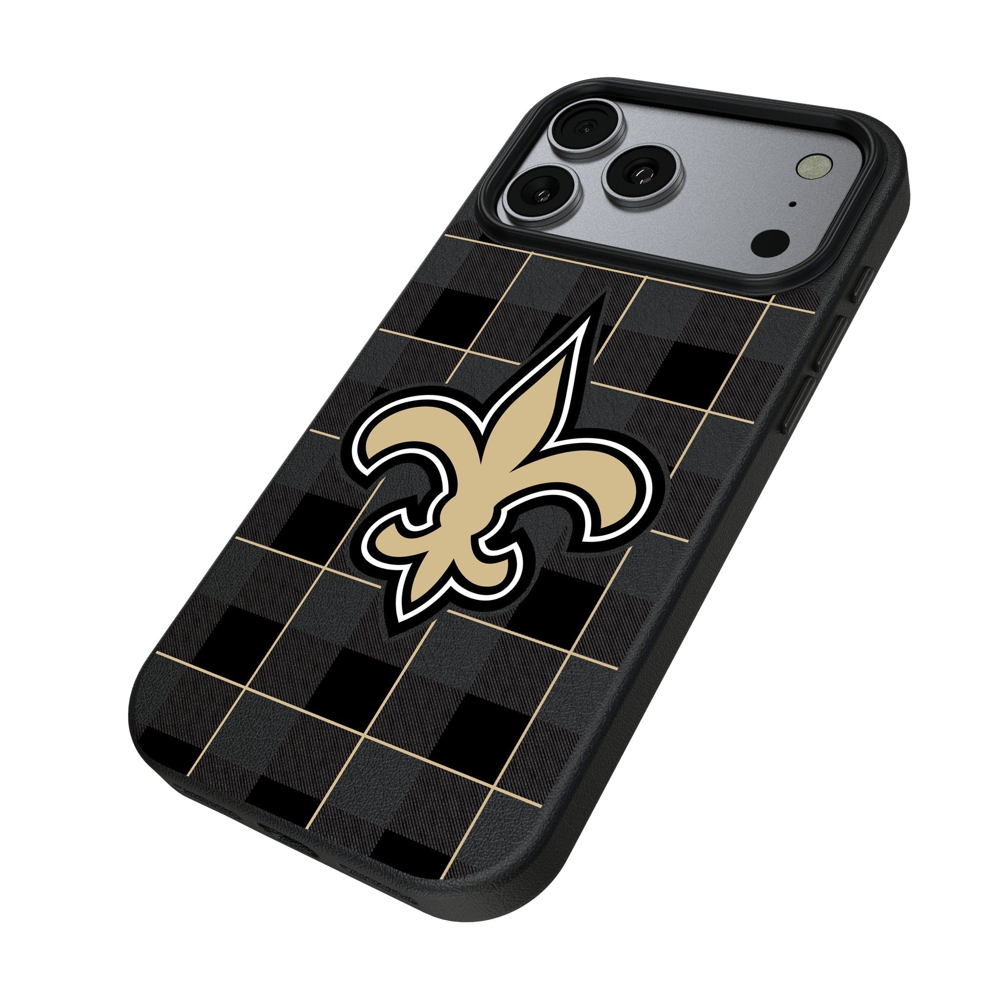 New Orleans Saints Plaid MagSafe Compatible Phone Case for Apple iPhone 17 Series 2