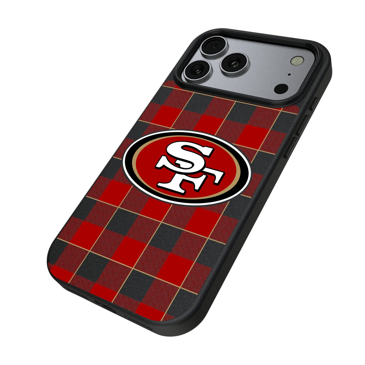San Francisco 49ers Plaid MagSafe Compatible Phone Case for Apple iPhone 17 Series