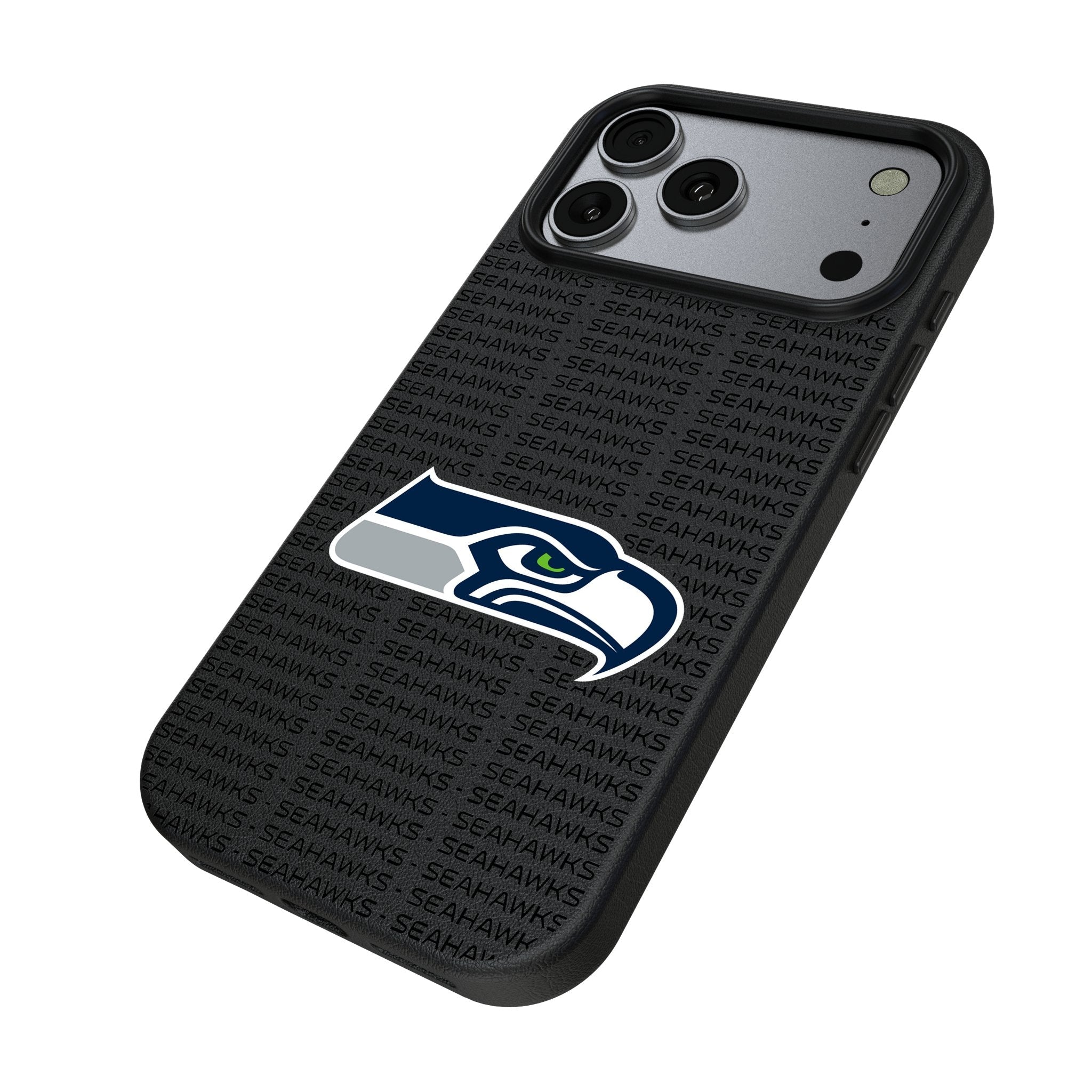 Seattle Seahawks Text Backdrop MagSafe Compatible Phone Case for Apple iPhone 17 Series
