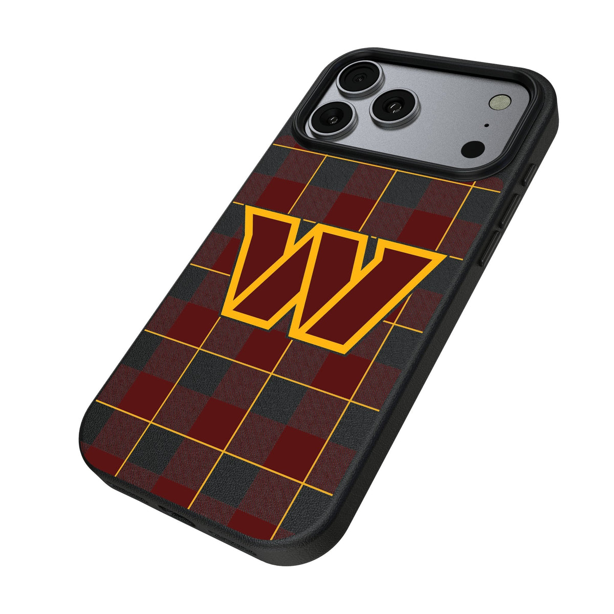 Washington Commanders Plaid MagSafe Compatible Phone Case for Apple iPhone 17 Series