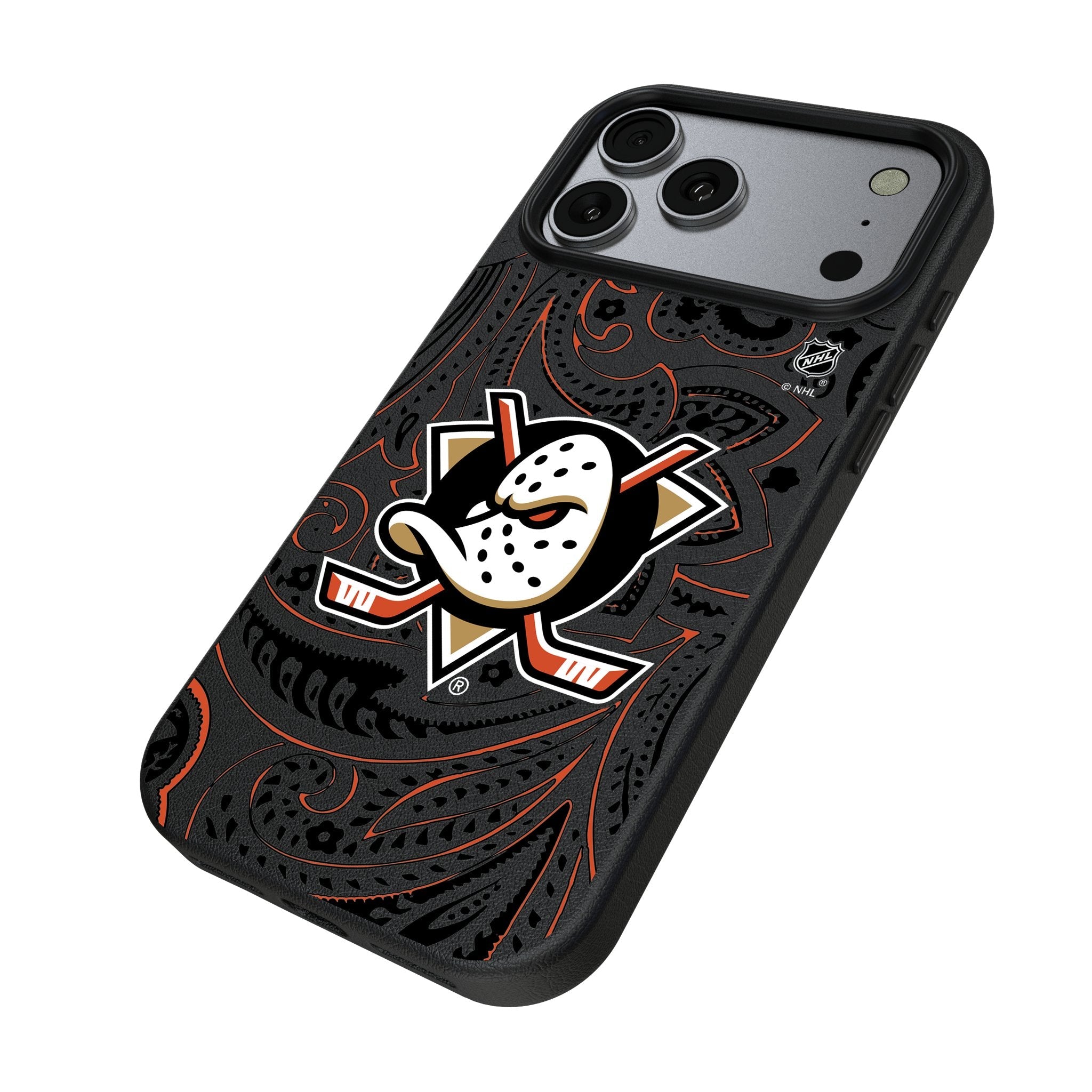 Anaheim Ducks Paisley MagSafe Compatible Phone Case for Apple iPhone 17 Series