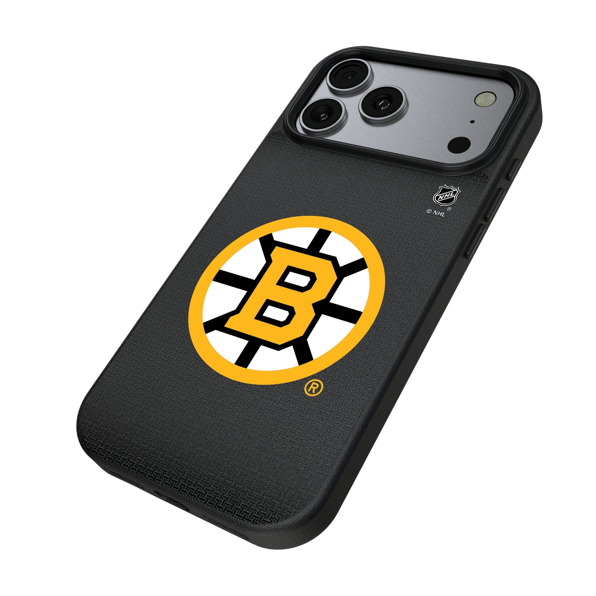 Boston Bruins Linen MagSafe Compatible Phone Case for Apple iPhone 17 Series