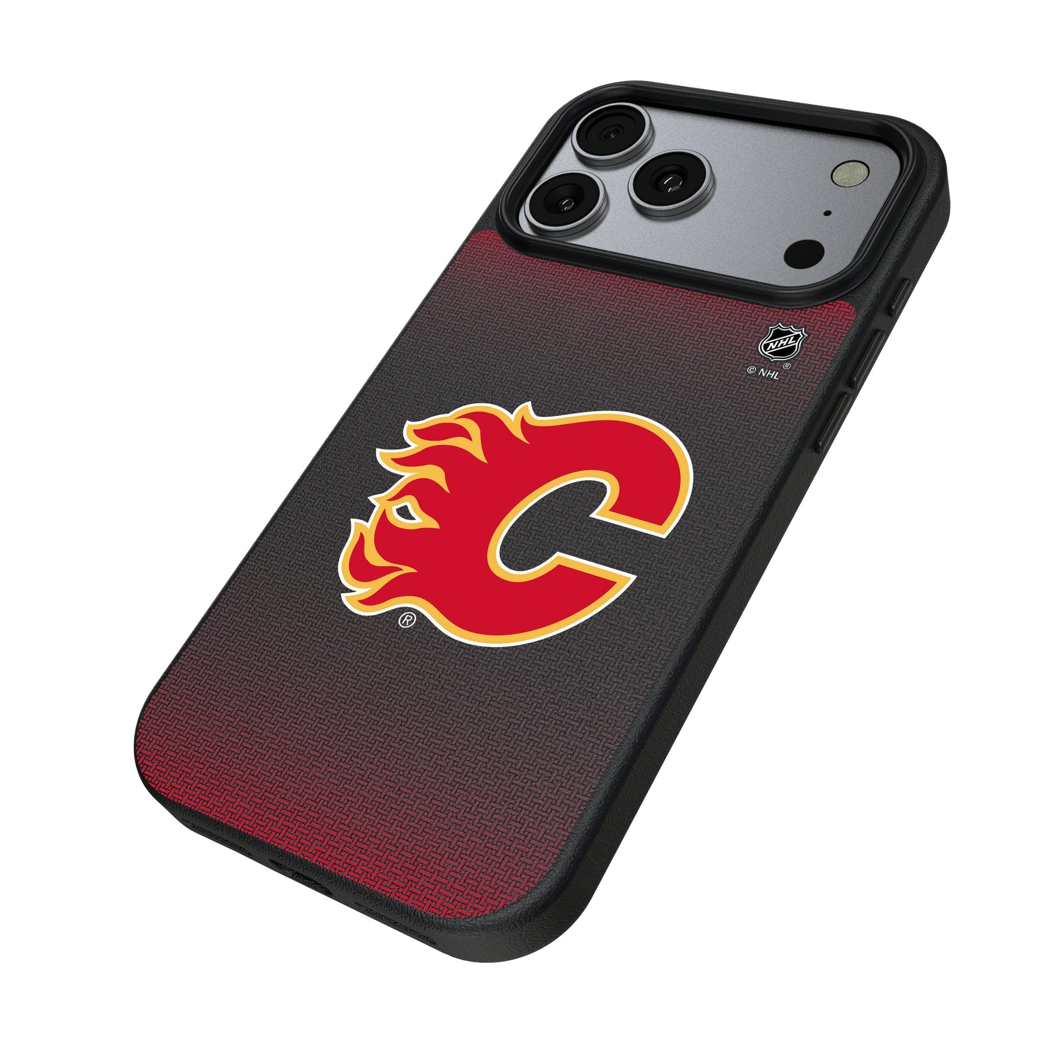 Calgary Flames Linen MagSafe Compatible Phone Case for Apple iPhone 17 Series