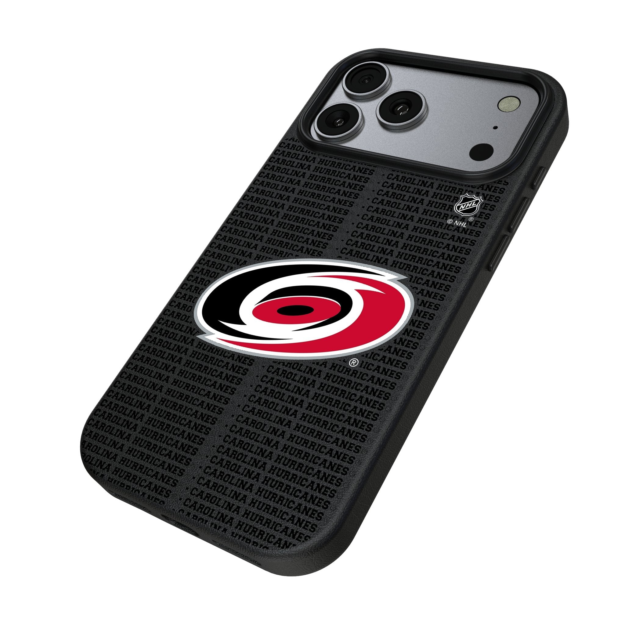 Carolina Hurricanes Text Backdrop MagSafe Compatible Phone Case for Apple iPhone 17 Series