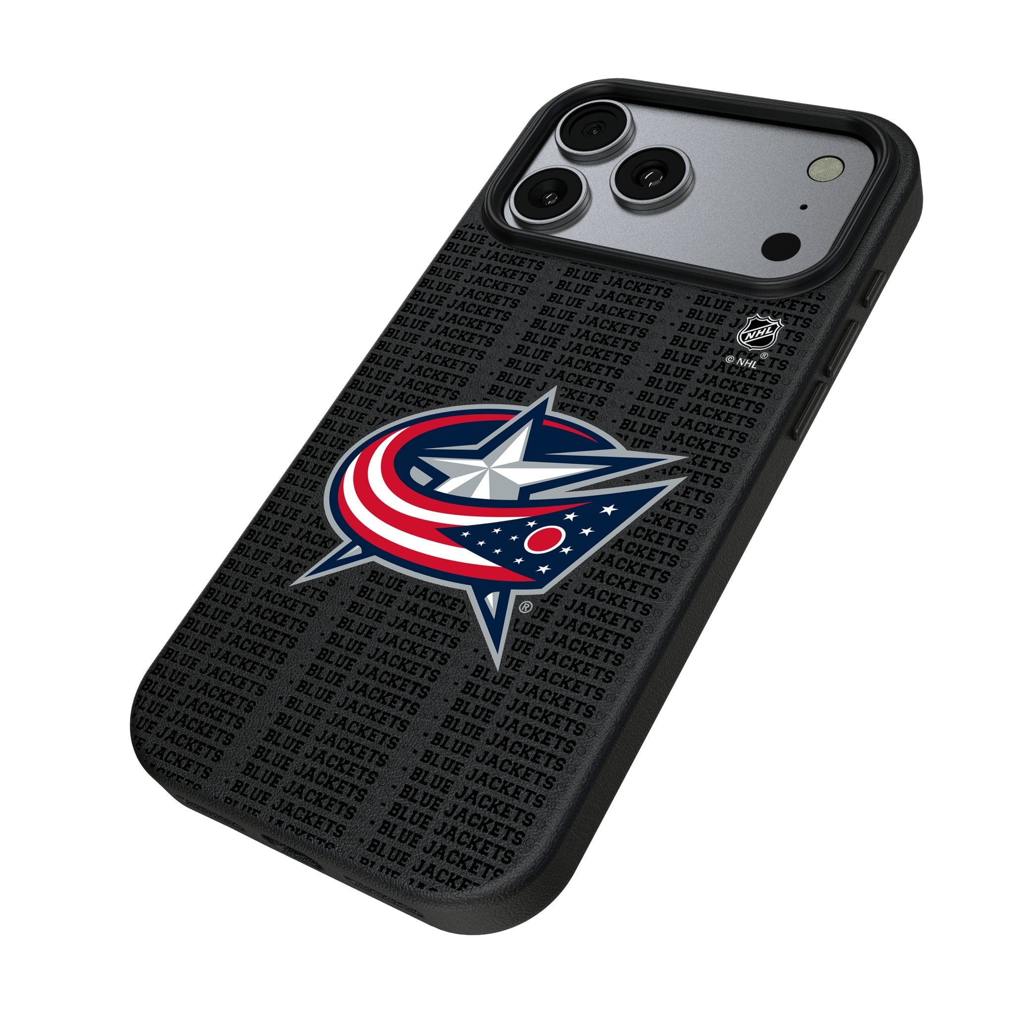 Columbus Blue Jackets Text Backdrop MagSafe Compatible Phone Case for Apple iPhone 17 Series