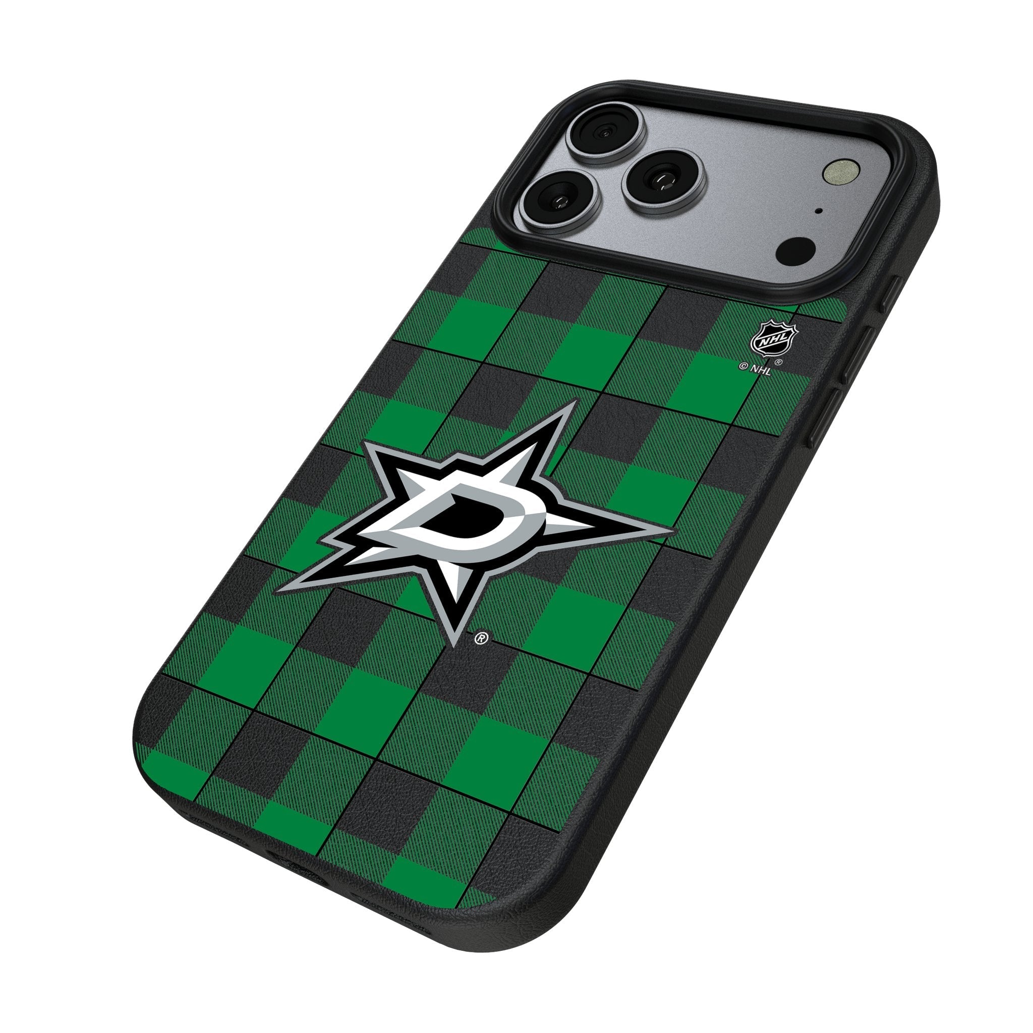 Dallas Stars Plaid MagSafe Compatible Phone Case for Apple iPhone 17 Series