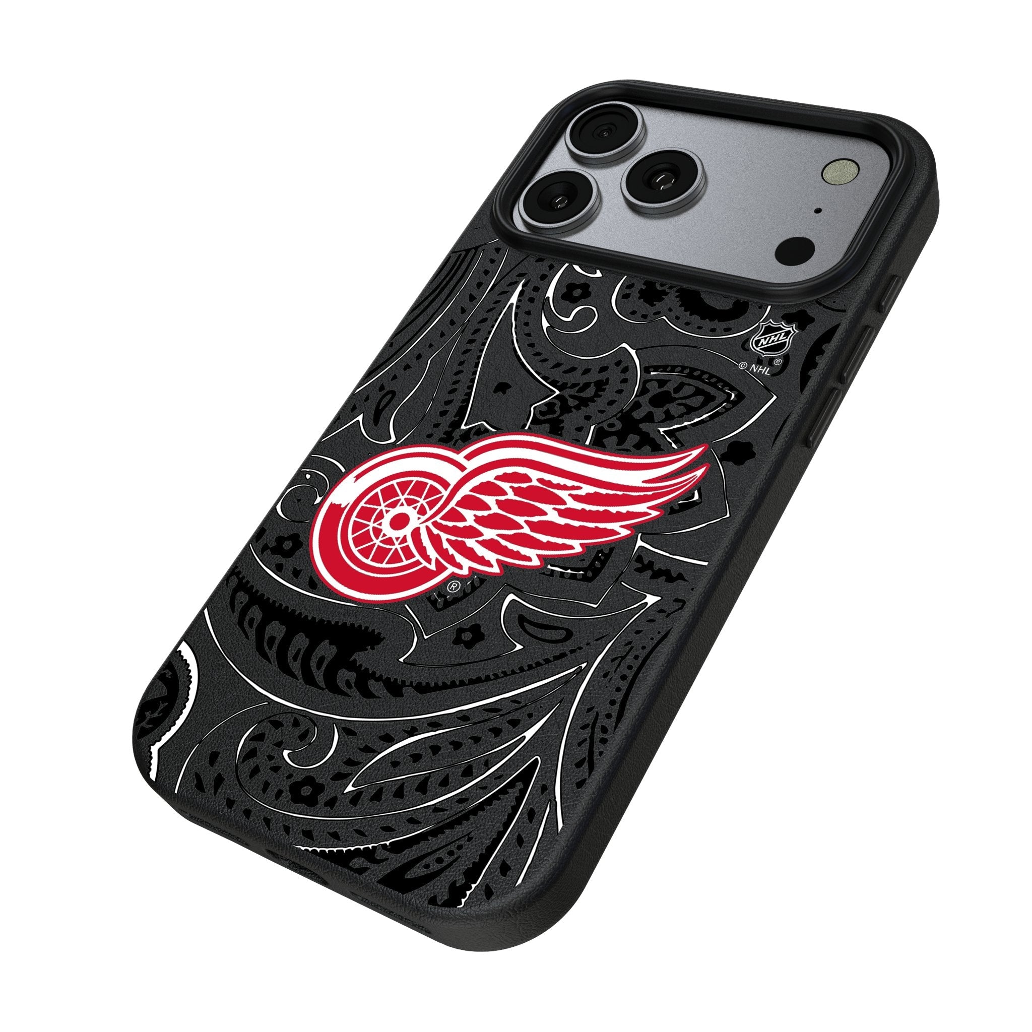 Detroit Red Wings Paisley MagSafe Compatible Phone Case for Apple iPhone 17 Series