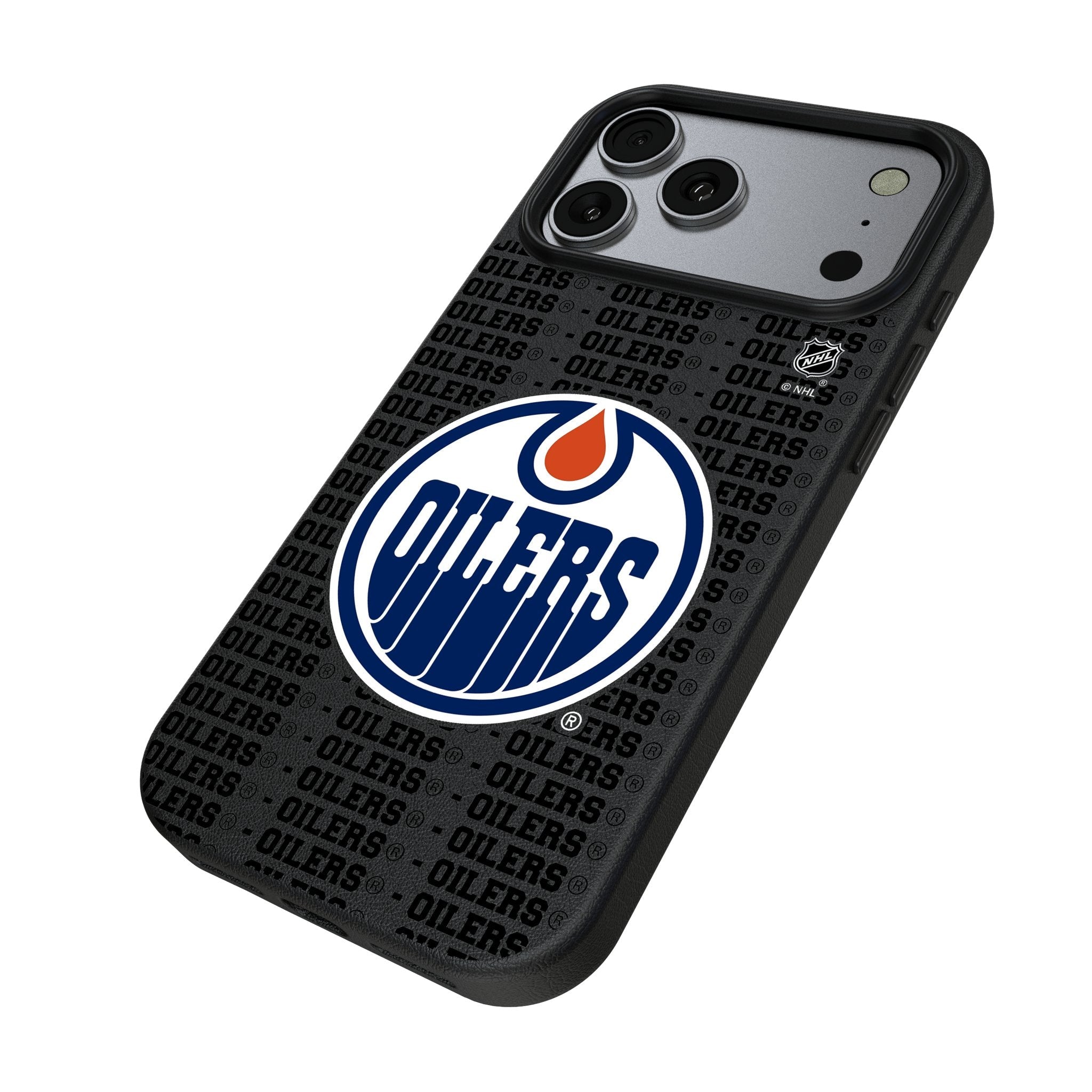 Edmonton Oilers Text Backdrop MagSafe Compatible Phone Case for Apple iPhone 17 Series