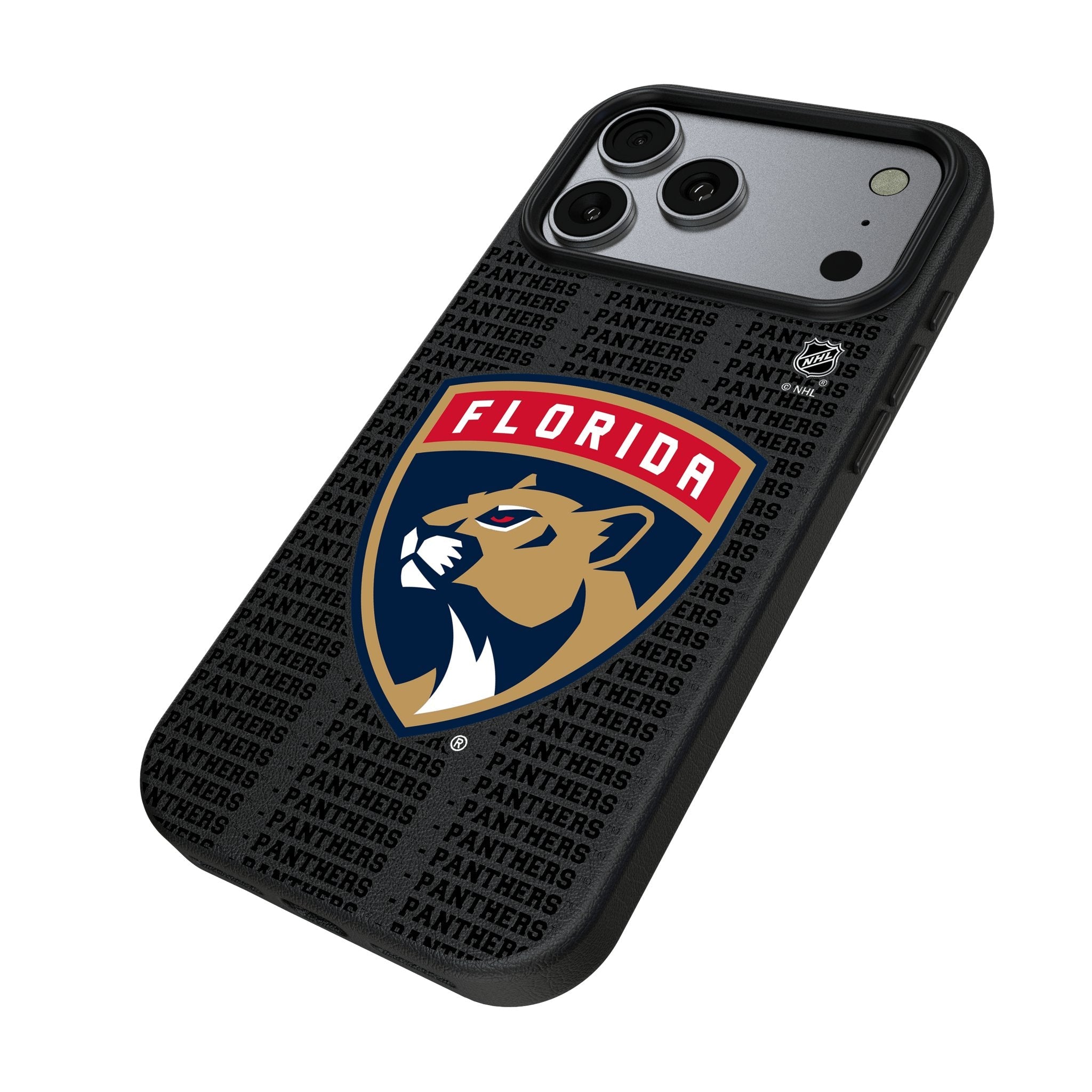 Florida Panthers Text Backdrop MagSafe Compatible Phone Case for Apple iPhone 17 Series