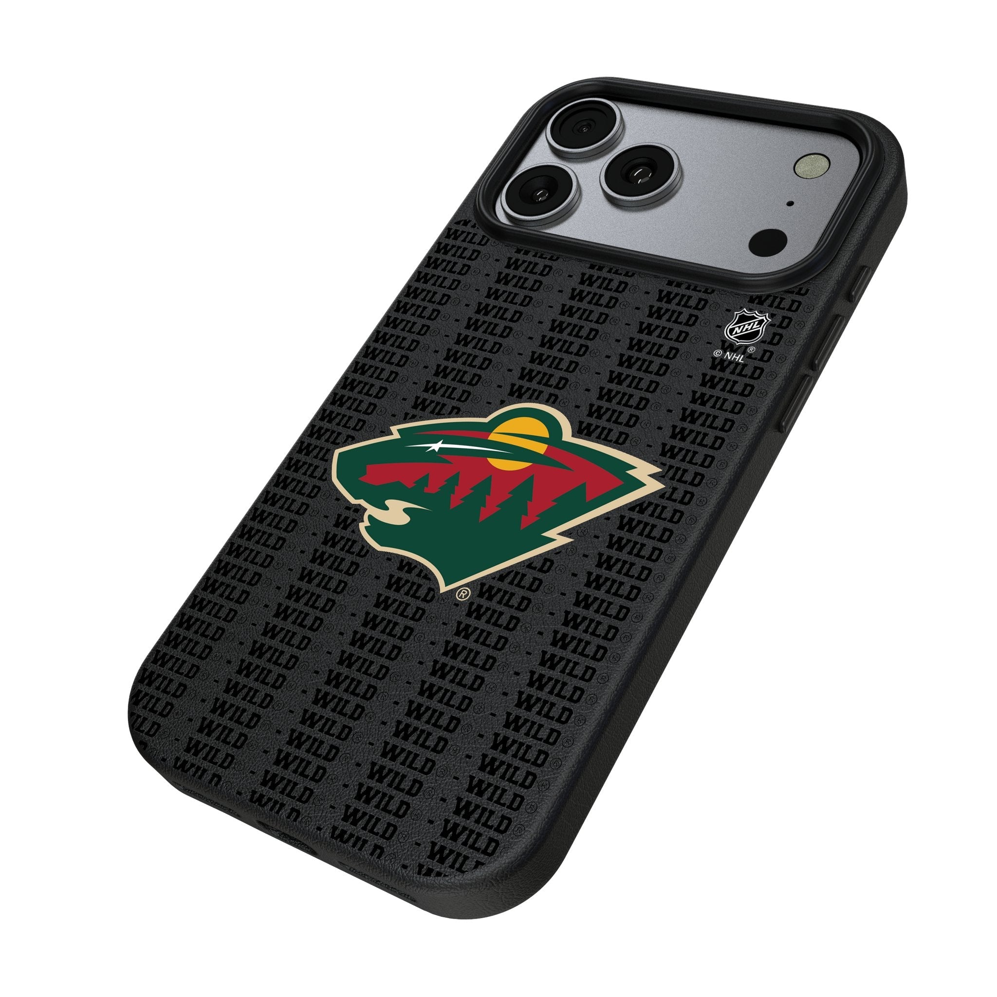 Minnesota Wild Text Backdrop MagSafe Compatible Phone Case for Apple iPhone 17 Series