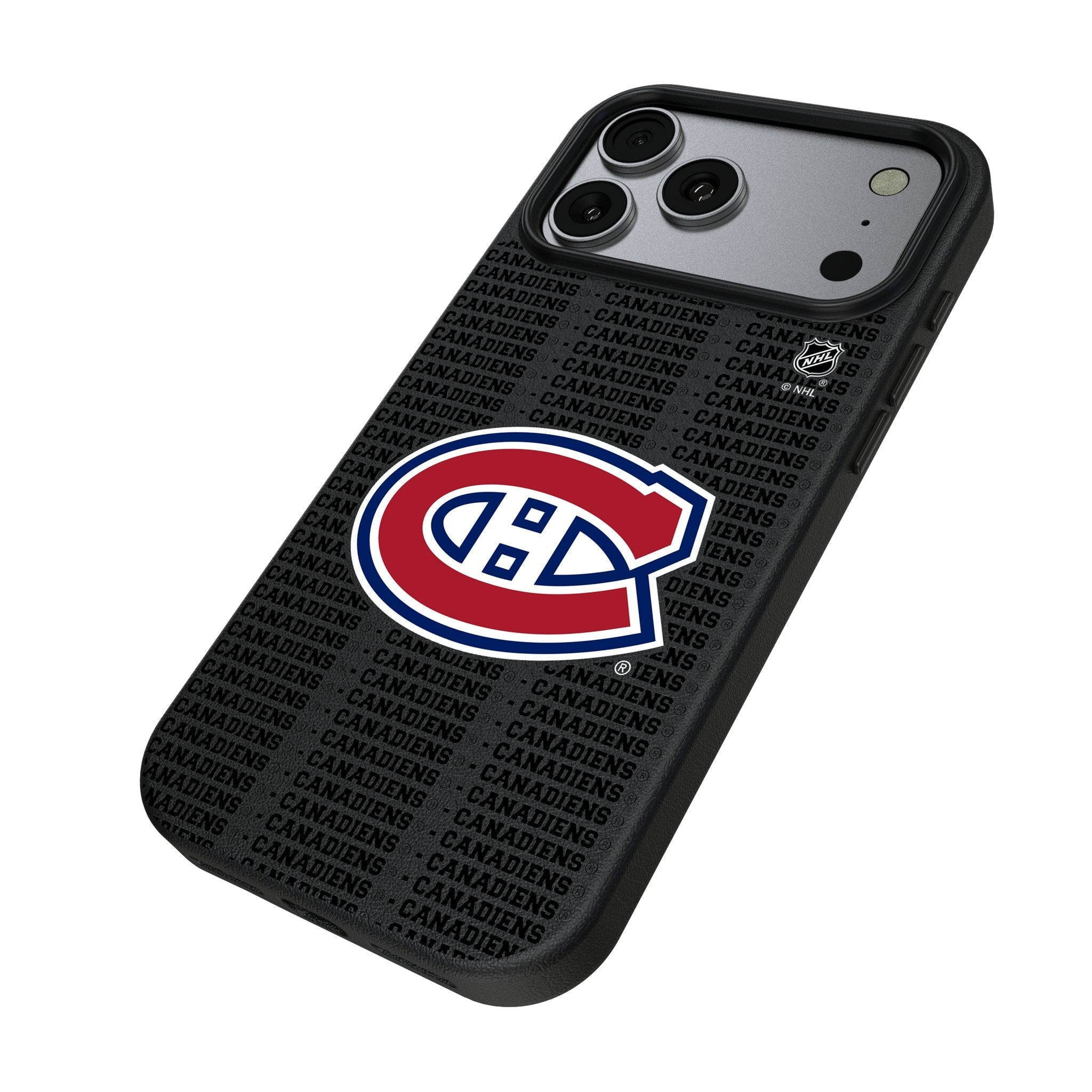 Montreal Canadiens Text Backdrop MagSafe Compatible Phone Case for Apple iPhone 17 Series