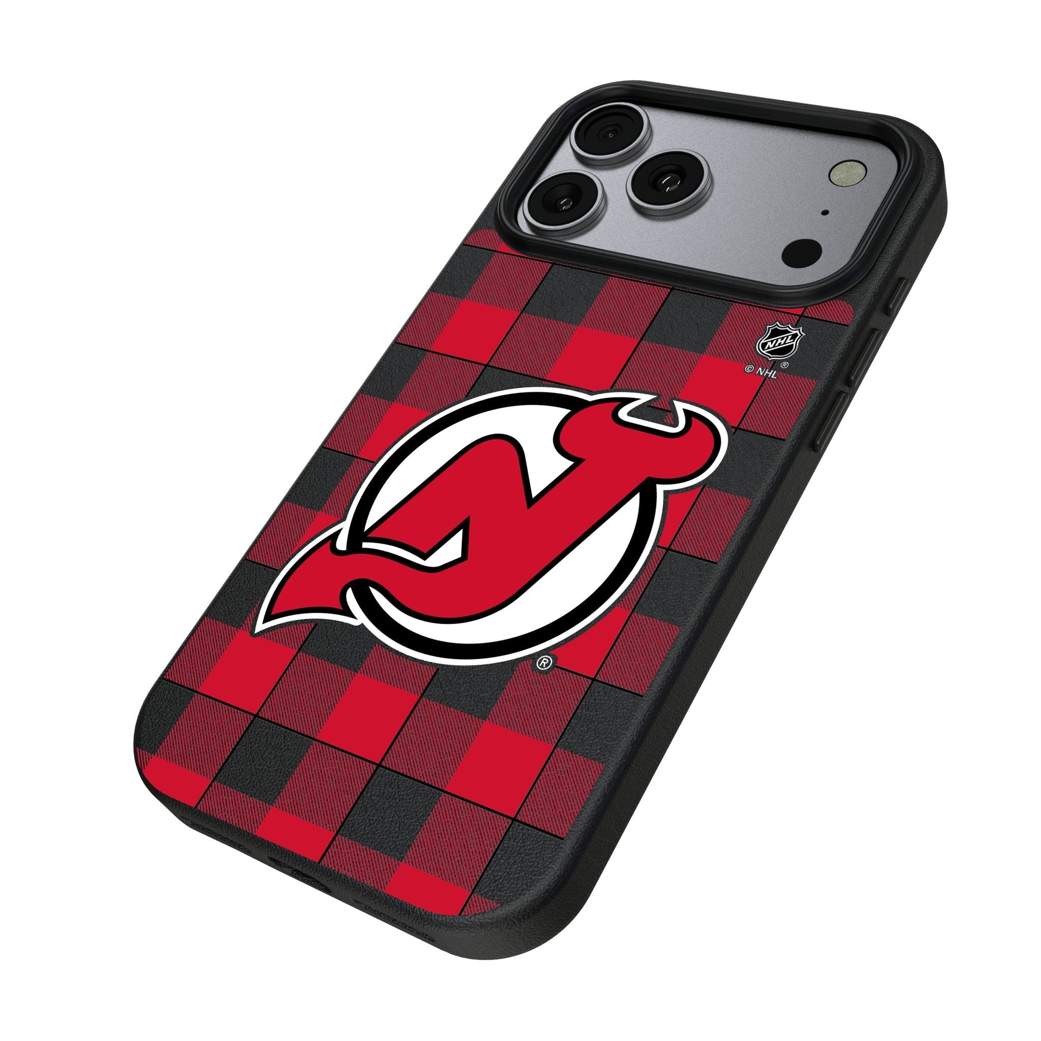 New Jersey Devils Plaid MagSafe Compatible Phone Case for Apple iPhone 17 Series
