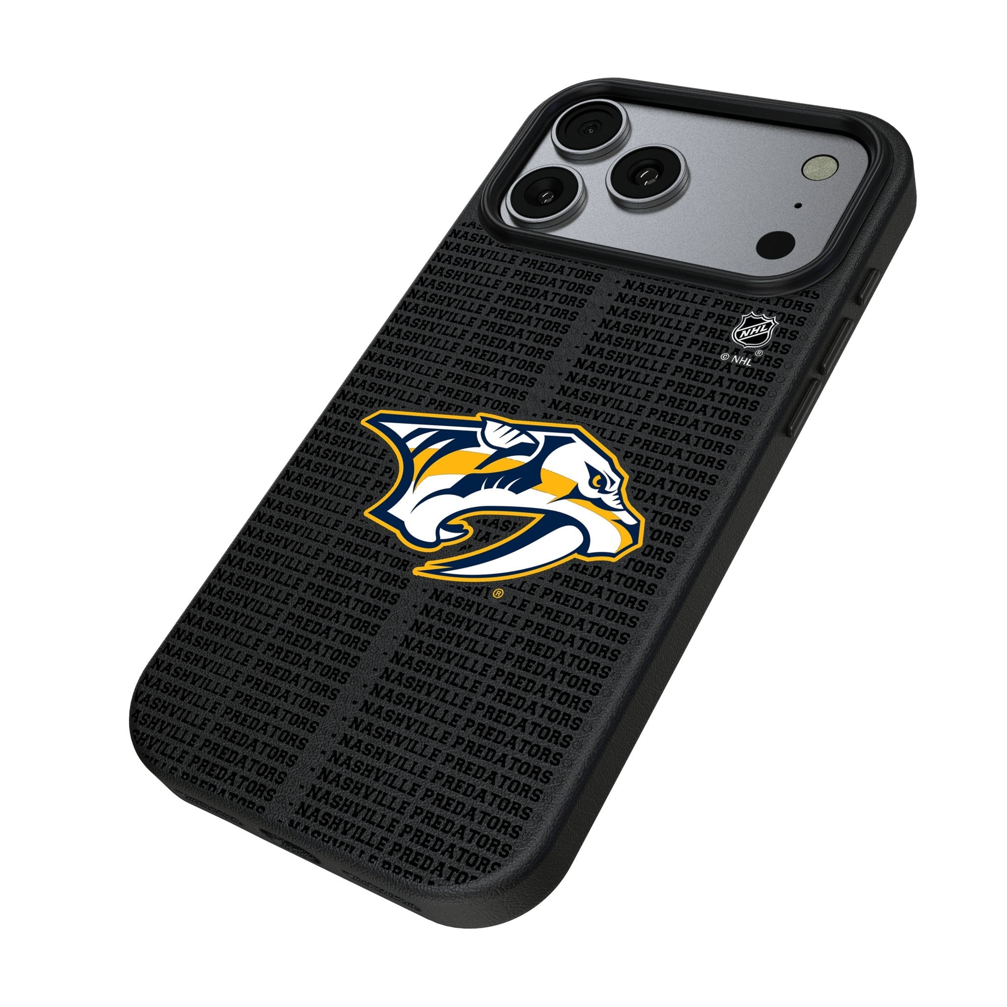 Nashville Predators Text Backdrop MagSafe Compatible Phone Case for Apple iPhone 17 Series