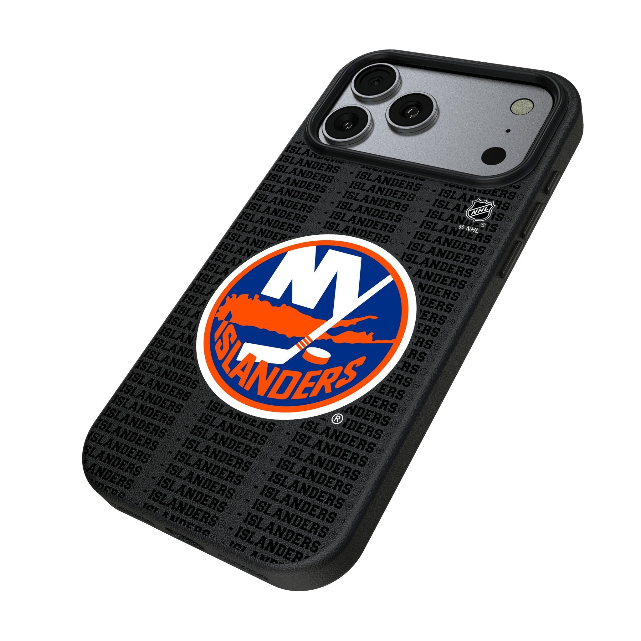 New York Islanders Text Backdrop MagSafe Compatible Phone Case for Apple iPhone 17 Series
