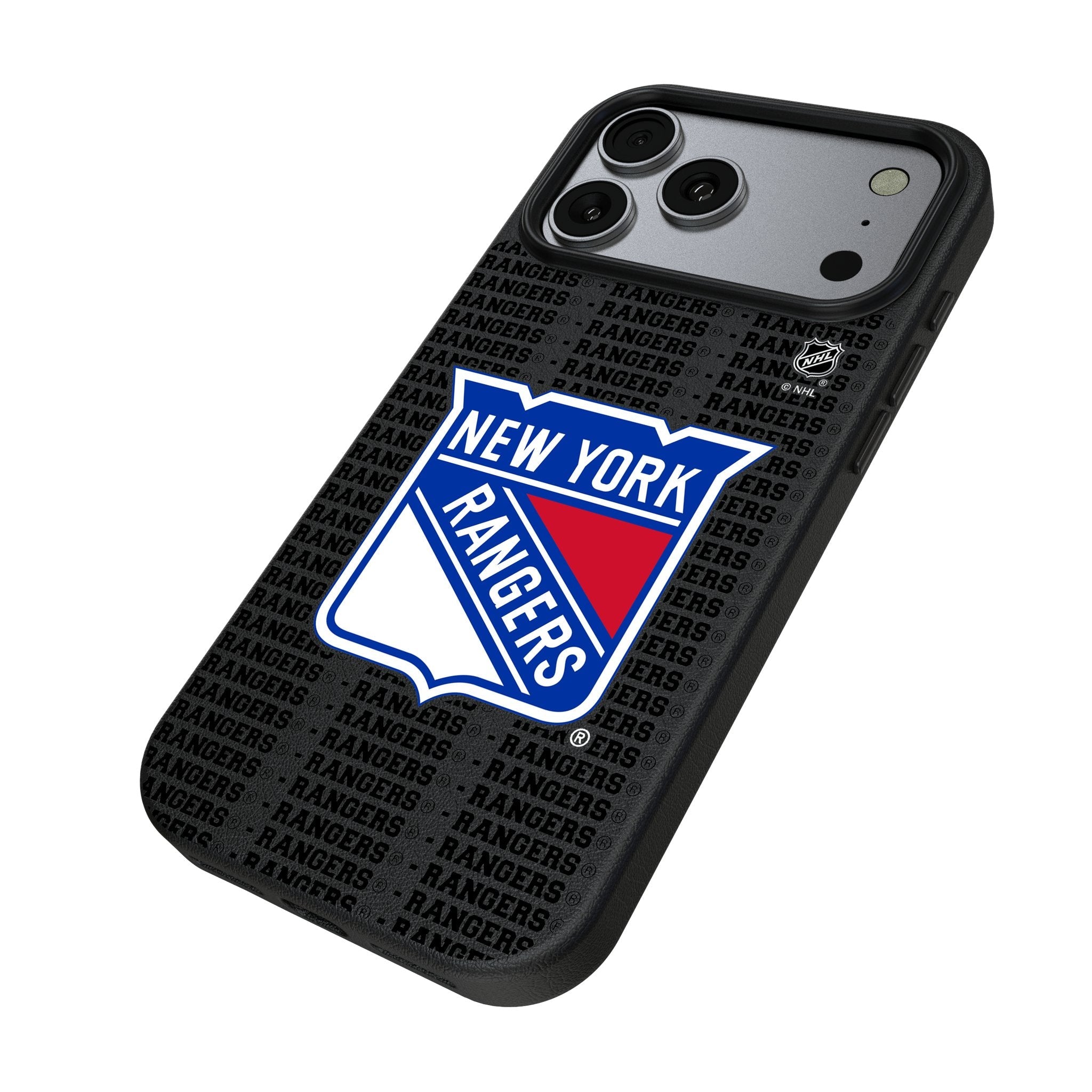 New York Rangers Text Backdrop MagSafe Compatible Phone Case for Apple iPhone 17 Series