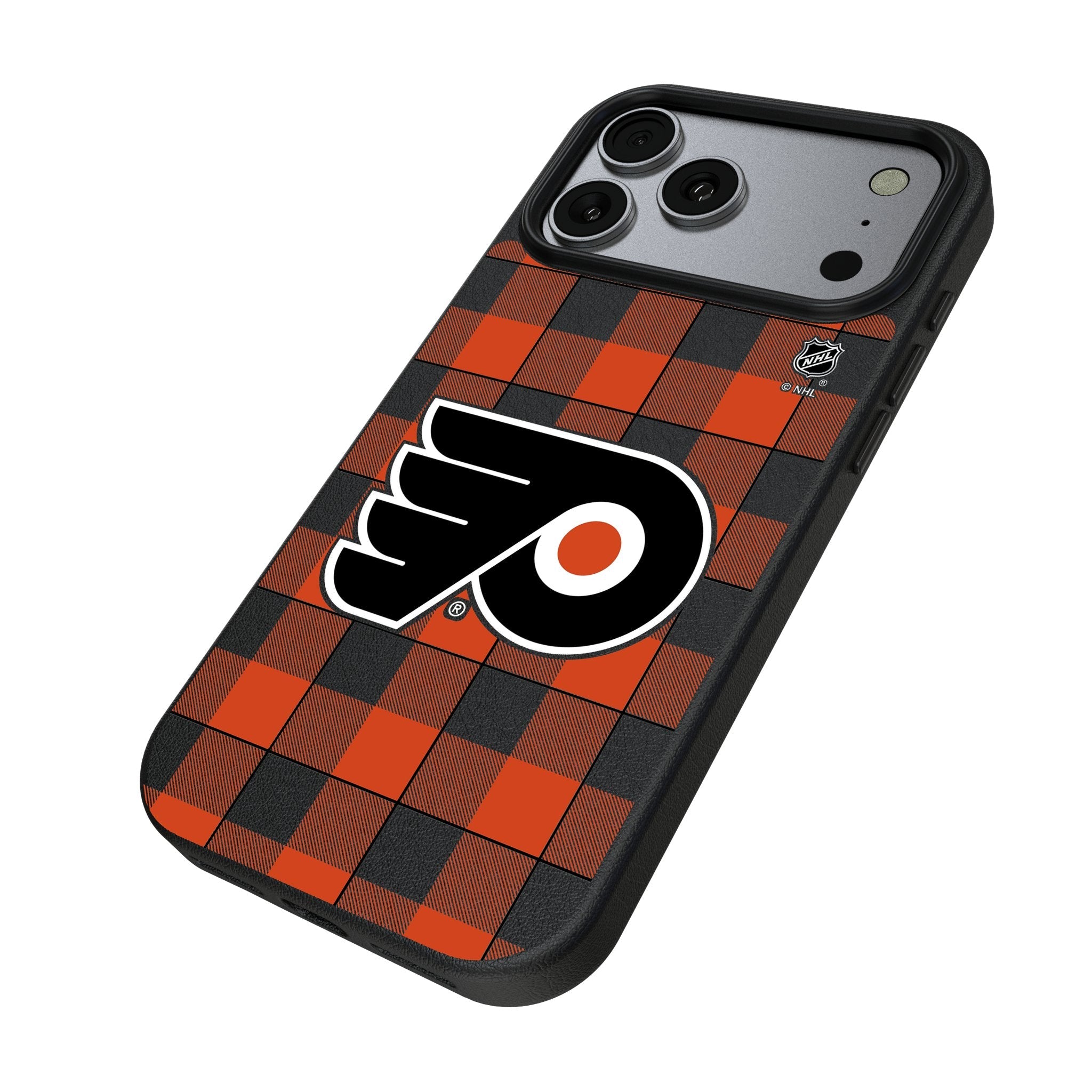 Philadelphia Flyers Plaid MagSafe Compatible Phone Case for Apple iPhone 17 Series