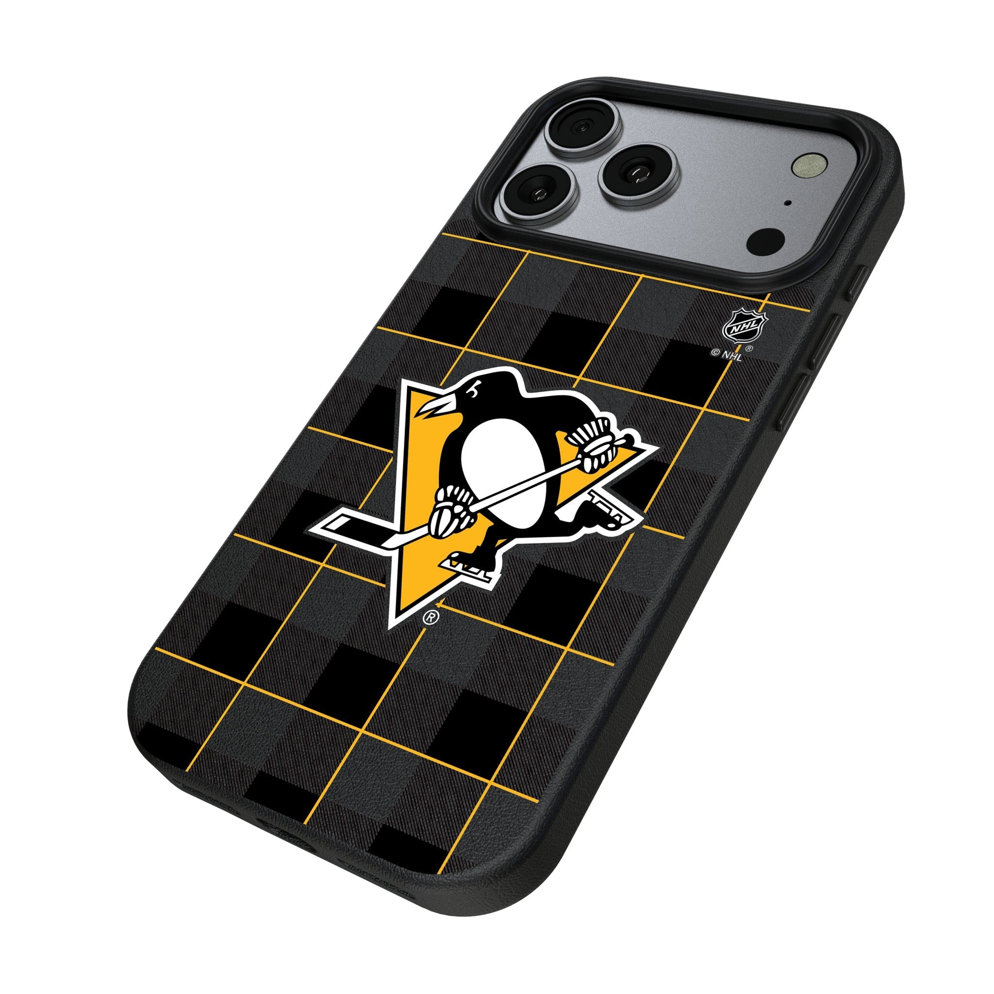 Pittsburgh Penguins Plaid MagSafe Compatible Phone Case for Apple iPhone 17 Series