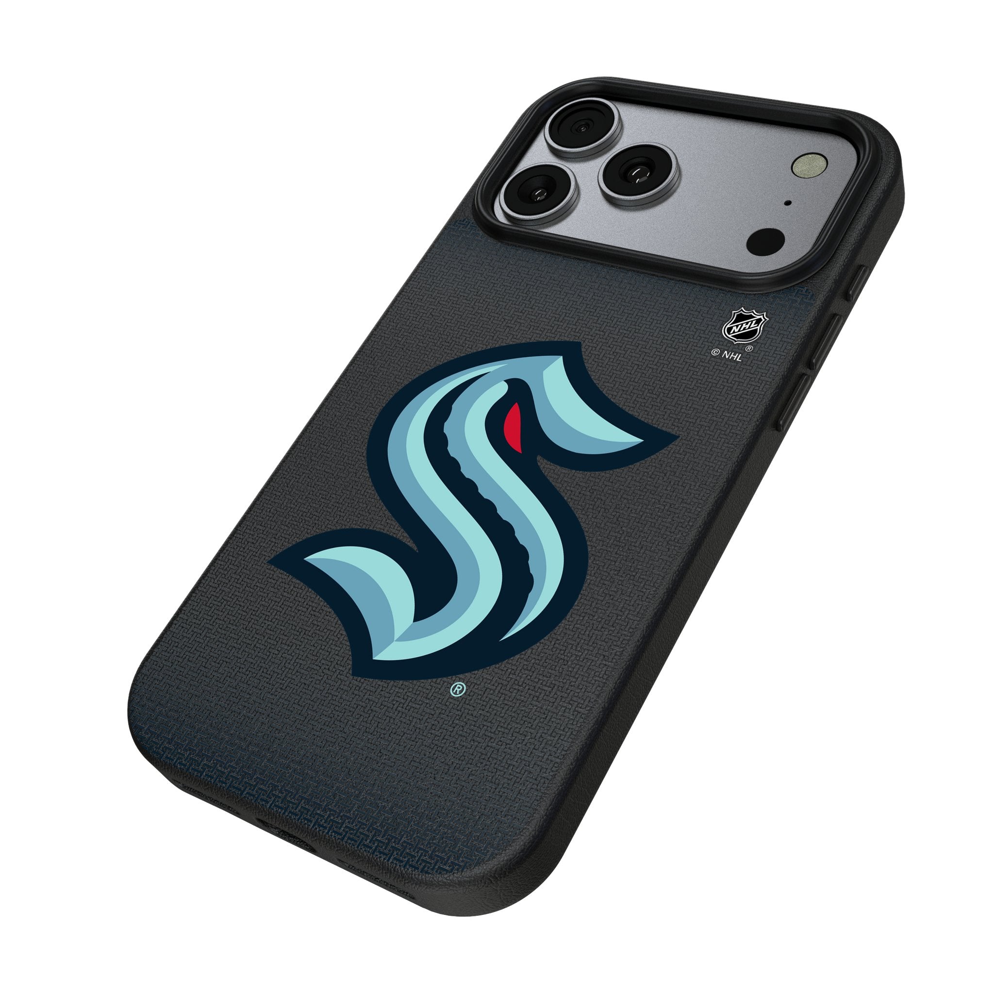 Seattle Kraken Linen MagSafe Compatible Phone Case for Apple iPhone 17 Series