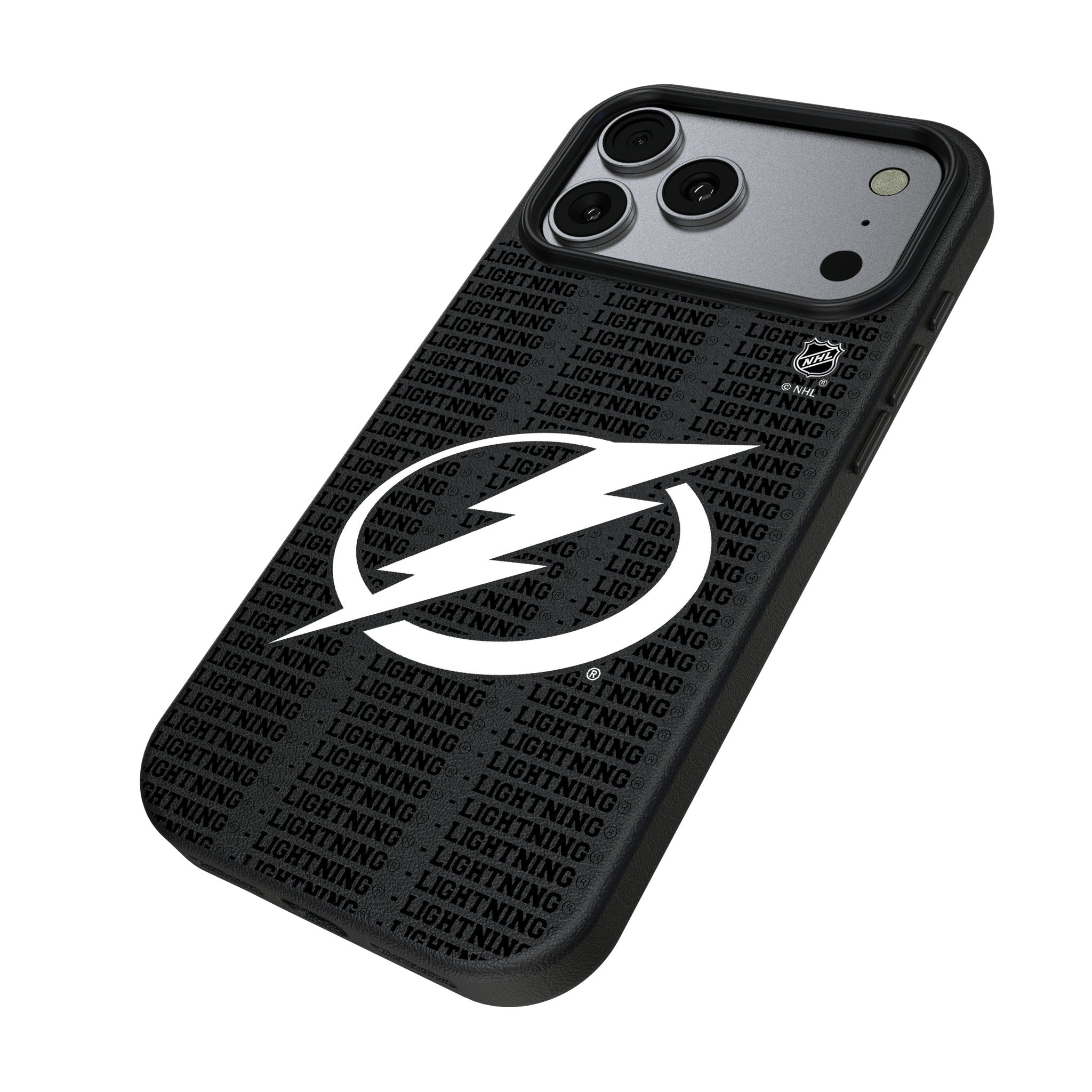 Tampa Bay Lightning Text Backdrop MagSafe Compatible Phone Case for Apple iPhone 17 Series