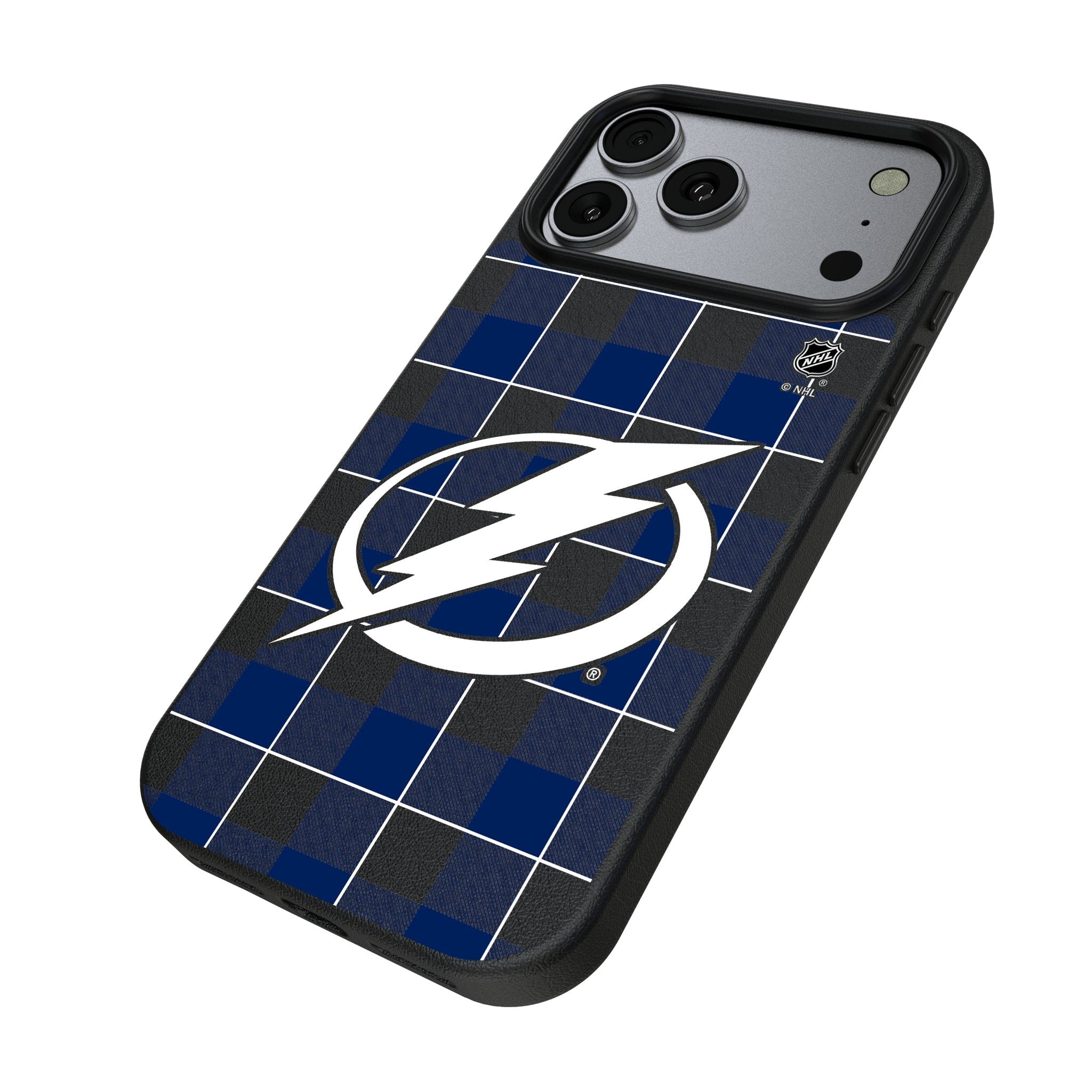 Tampa Bay Lightning Plaid MagSafe Compatible Phone Case for Apple iPhone 17 Series