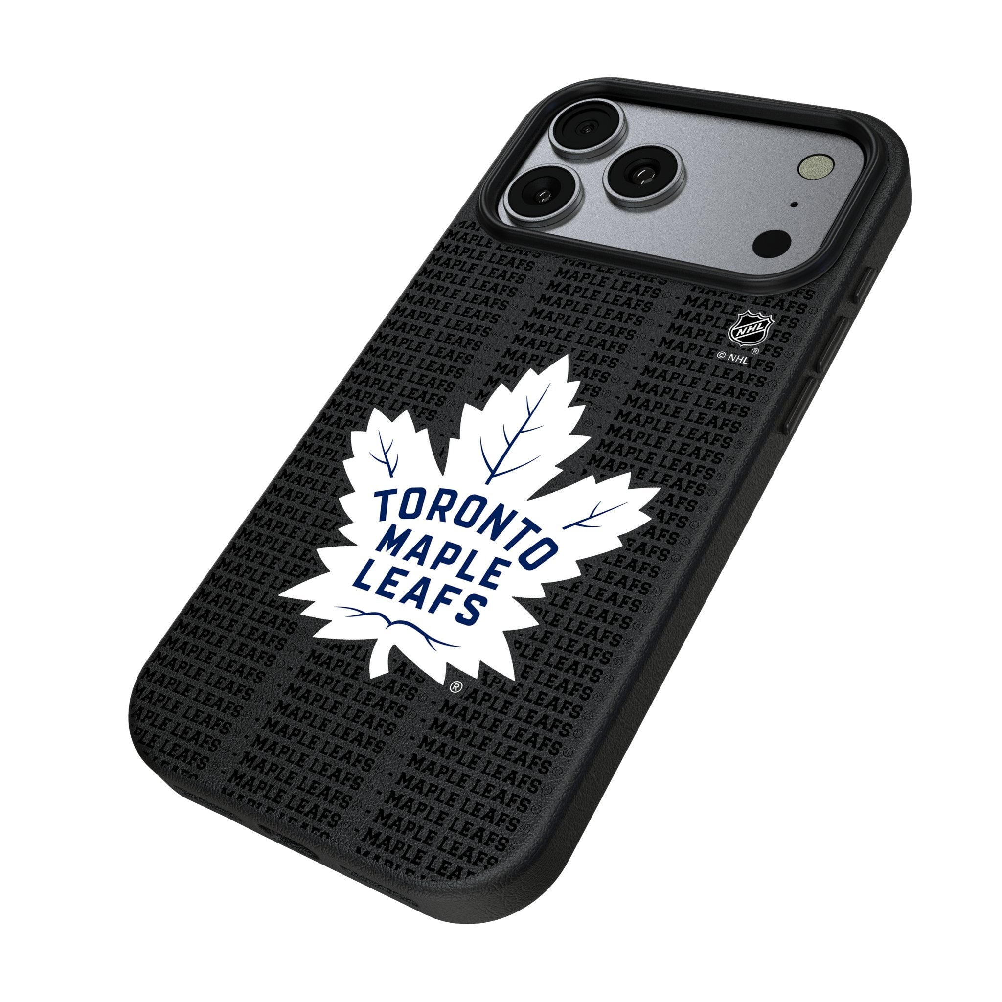 Toronto Maple Leafs Text Backdrop MagSafe Compatible Phone Case for Apple iPhone 17 Series