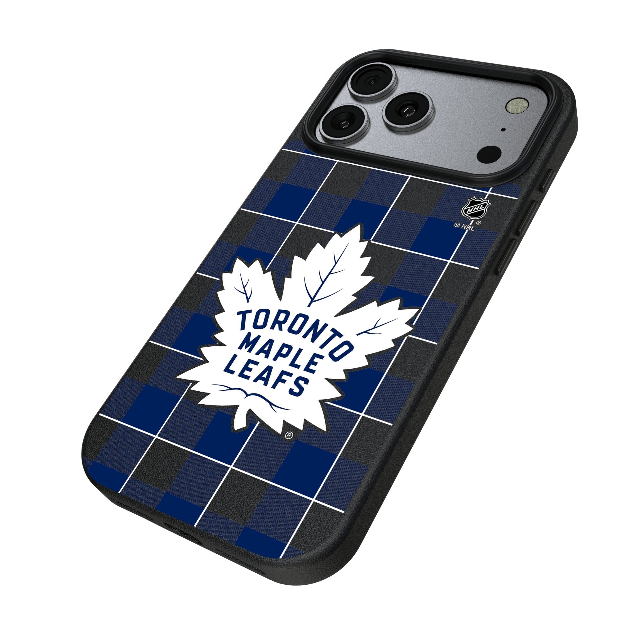 Toronto Maple Leafs Plaid MagSafe Compatible Phone Case for Apple iPhone 17 Series