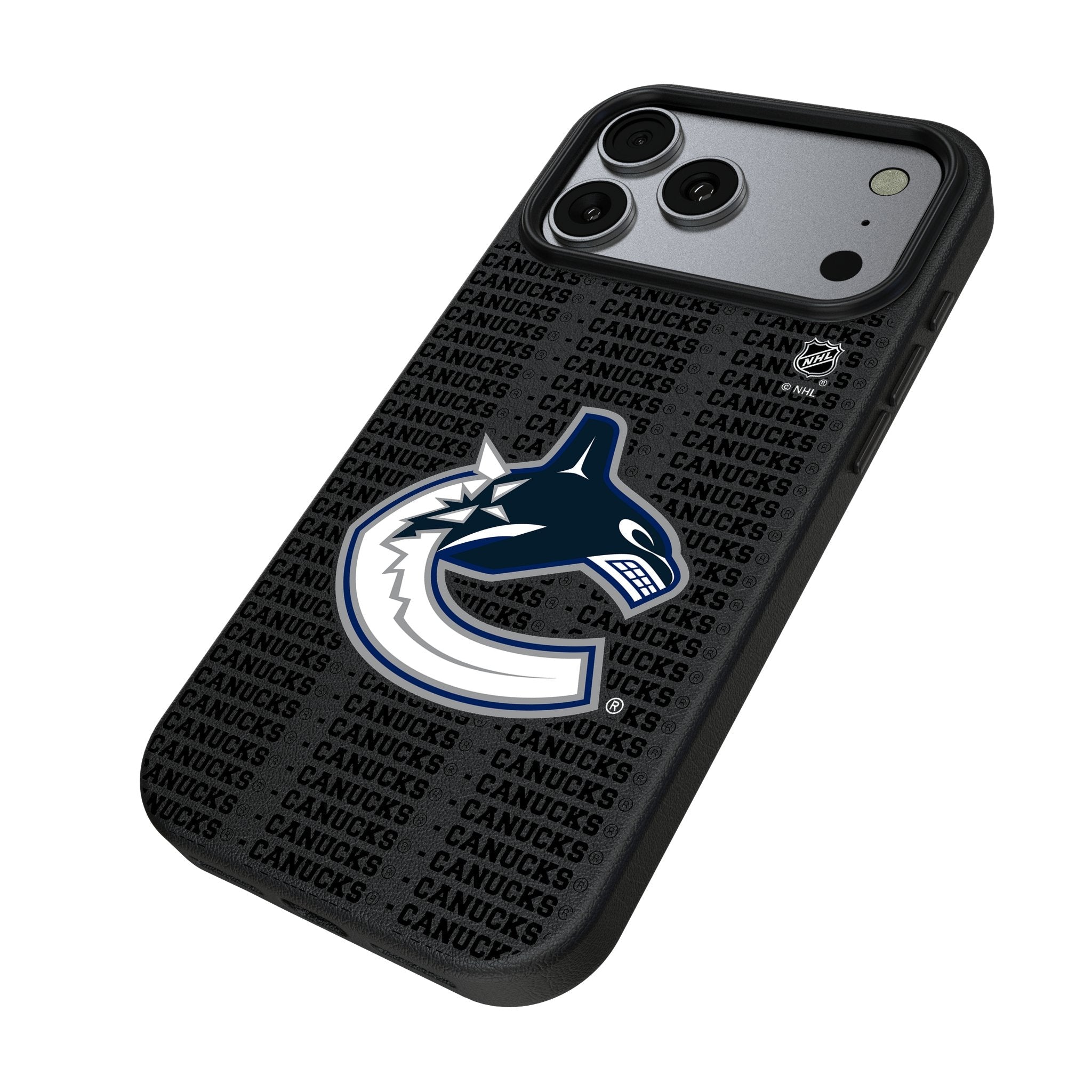 Vancouver Canucks Text Backdrop MagSafe Compatible Phone Case for Apple iPhone 17 Series