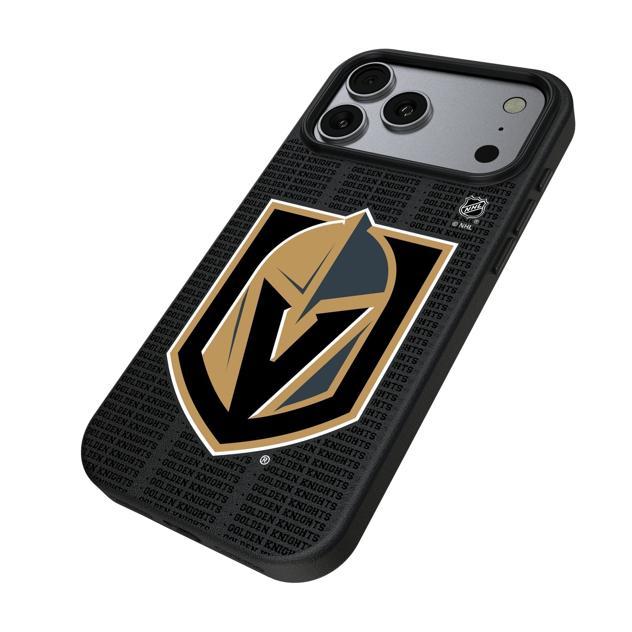 Vegas Golden Knights Text Backdrop MagSafe Compatible Phone Case for Apple iPhone 17 Series