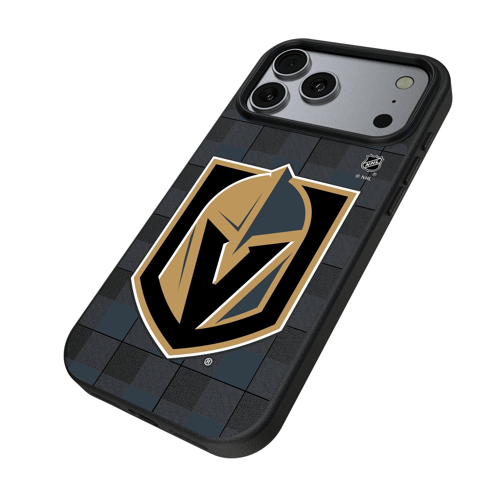 Vegas Golden Knights Plaid MagSafe Compatible Phone Case for Apple iPhone 17 Series