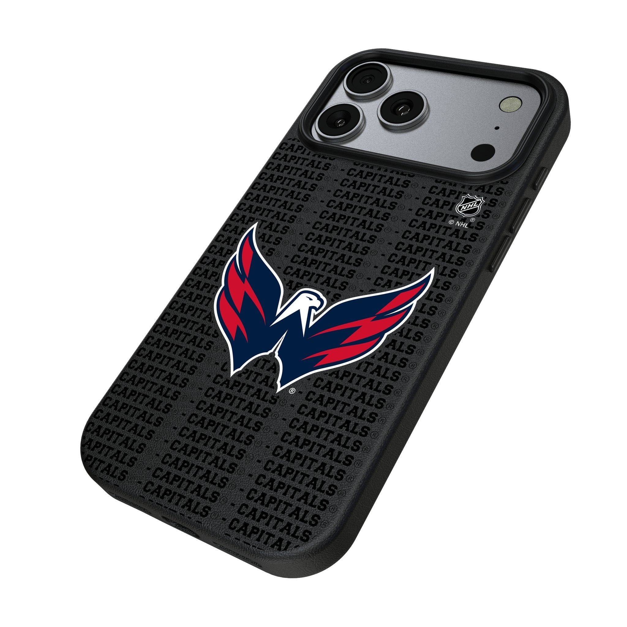 Washington Capitals Text Backdrop MagSafe Compatible Phone Case for Apple iPhone 17 Series
