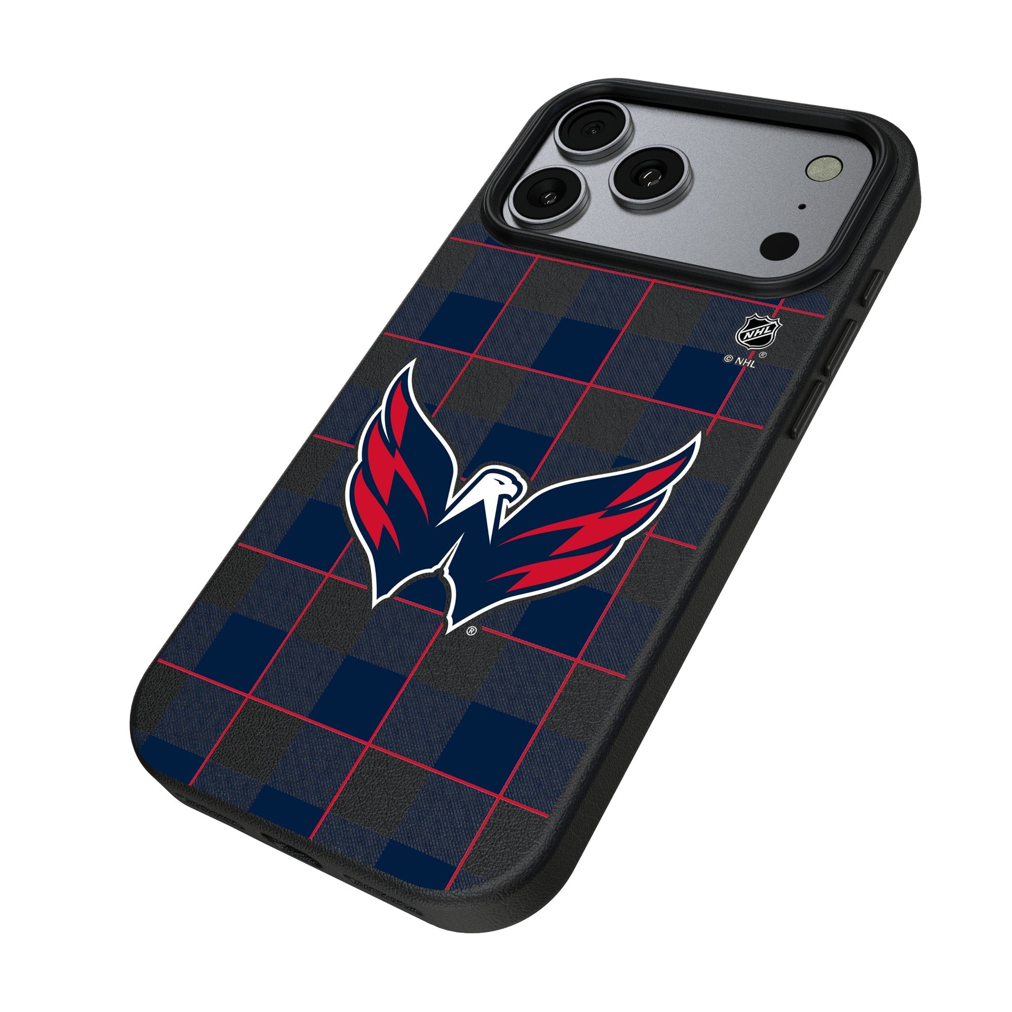 Washington Capitals Plaid MagSafe Compatible Phone Case for Apple iPhone 17 Series