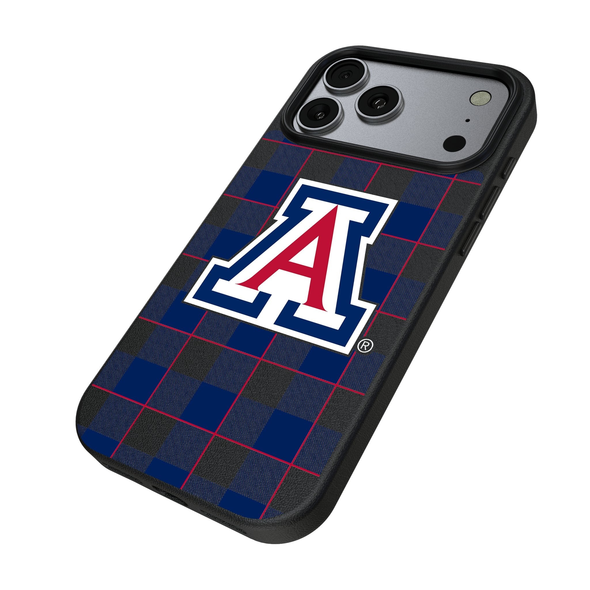 University of Arizona Wildcats Plaid MagSafe Compatible Phone Case for Apple iPhone 17 Series