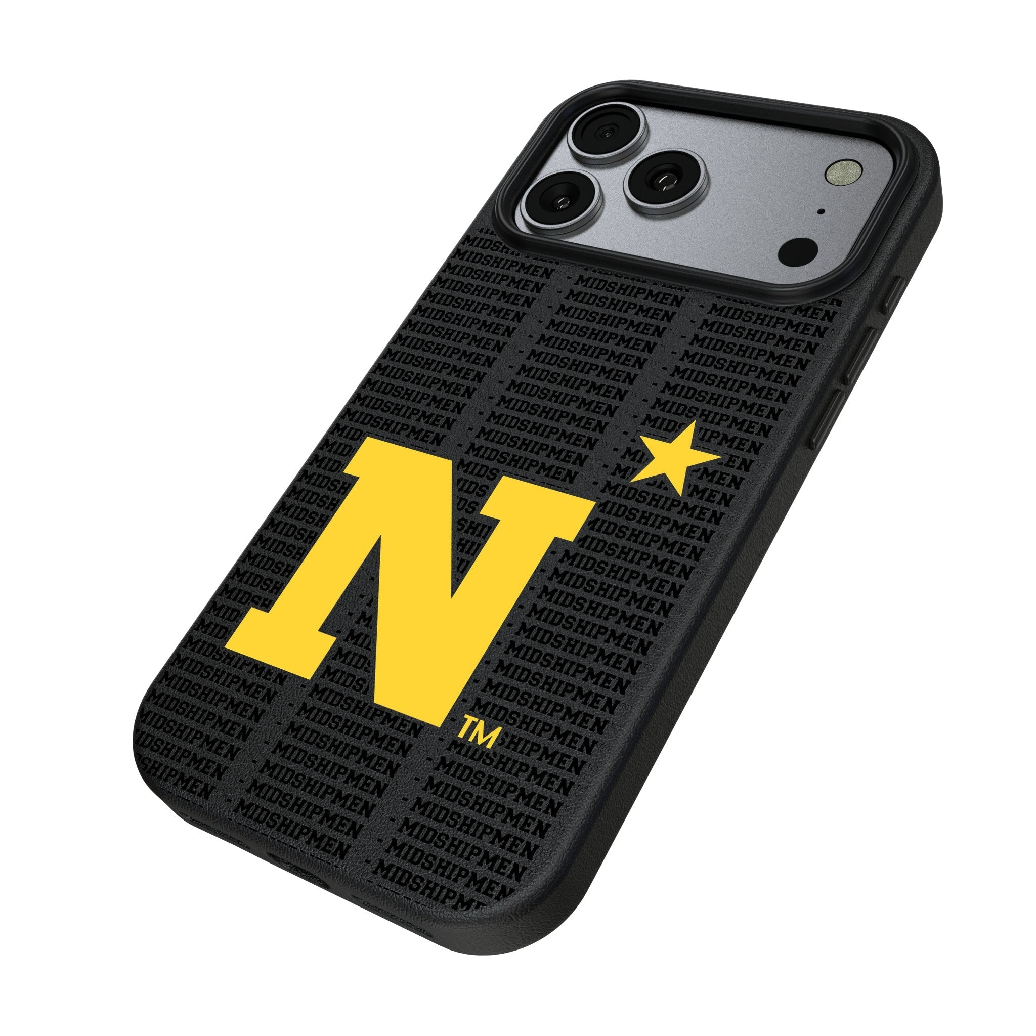 United State Naval Academy Midshipmen Text Backdrop MagSafe Compatible Phone Case for Apple iPhone 17 Series