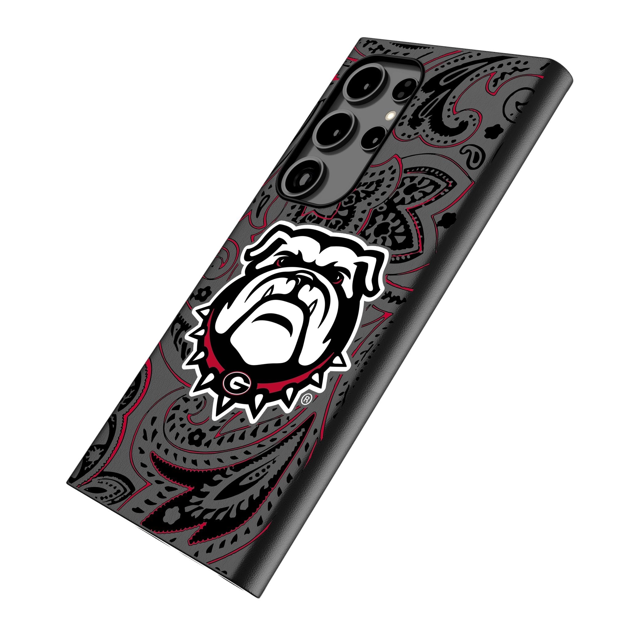 University of Georgia Bulldogs Uga Paisley MagSafe Compatible Phone Case for Samsung Galaxy 2